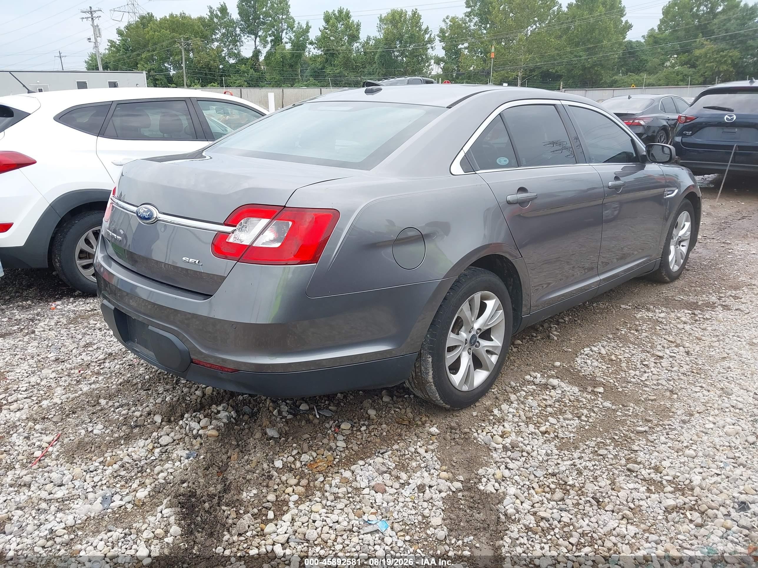 2012 Ford Taurus Sel Серый vin: 1FAHP2EW2CG128135