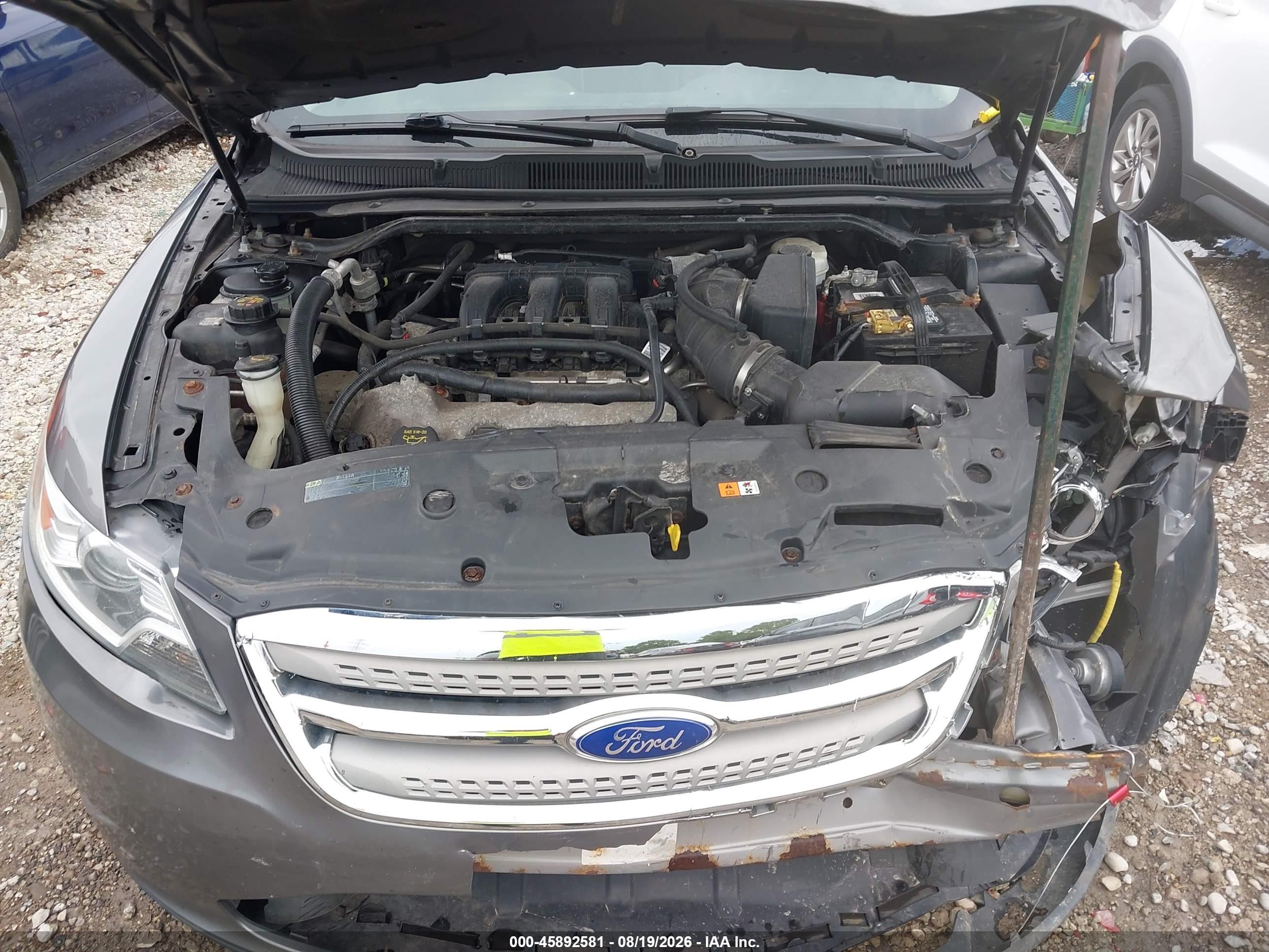 2012 Ford Taurus Sel Серый vin: 1FAHP2EW2CG128135