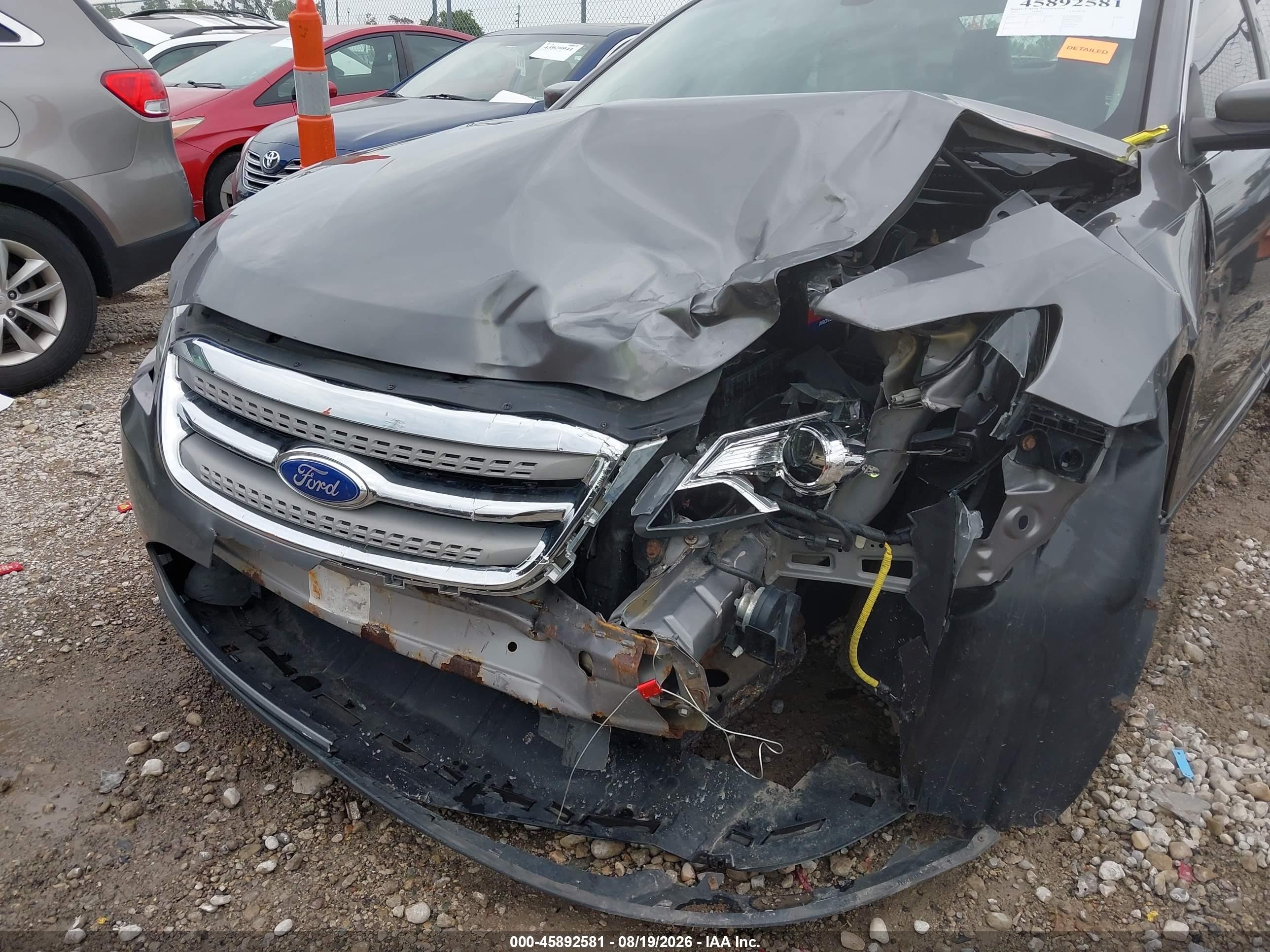 2012 Ford Taurus Sel Серый vin: 1FAHP2EW2CG128135