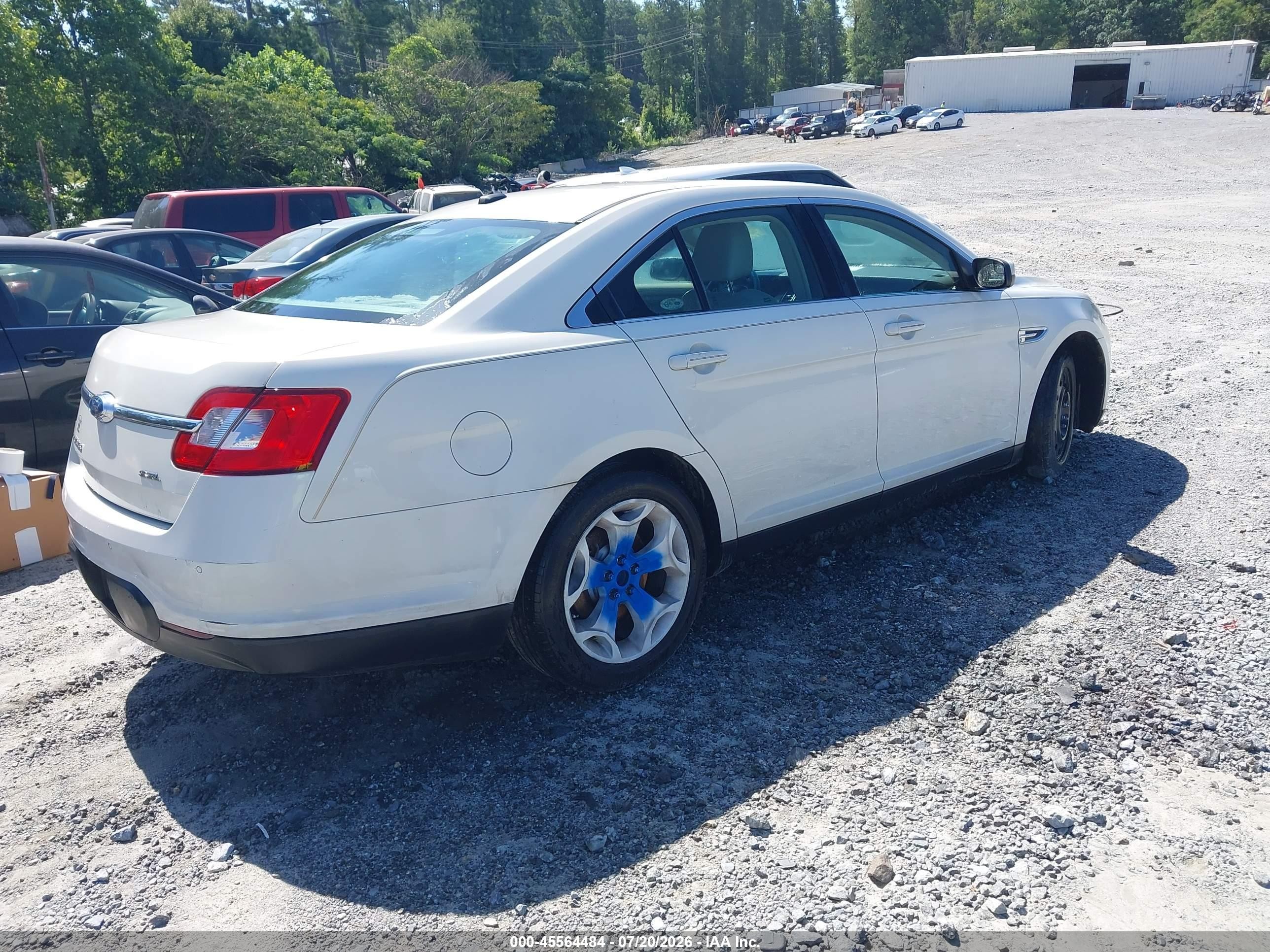 2012 Ford Taurus Sel White vin: 1FAHP2EW2CG129740