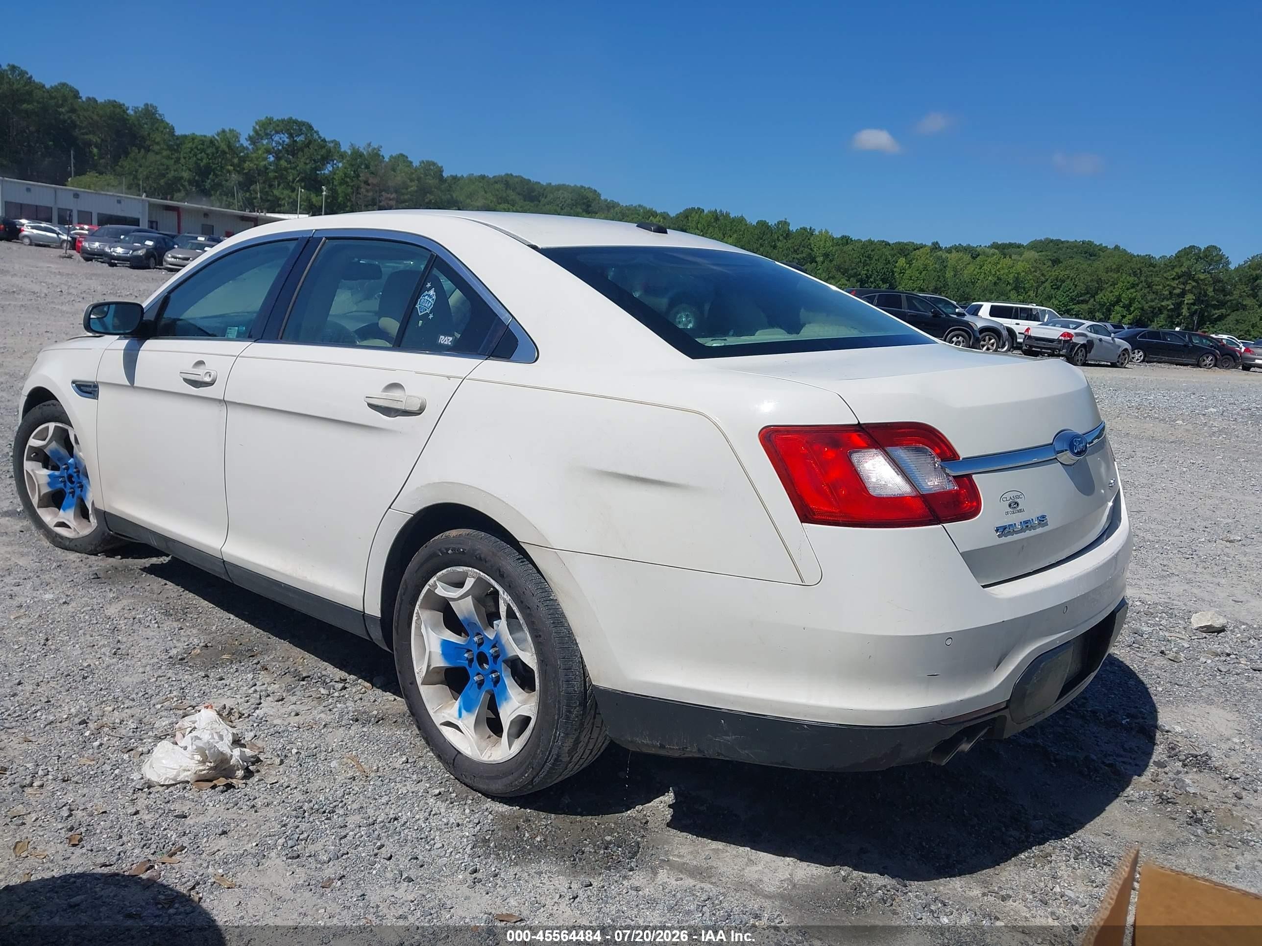 2012 Ford Taurus Sel White vin: 1FAHP2EW2CG129740