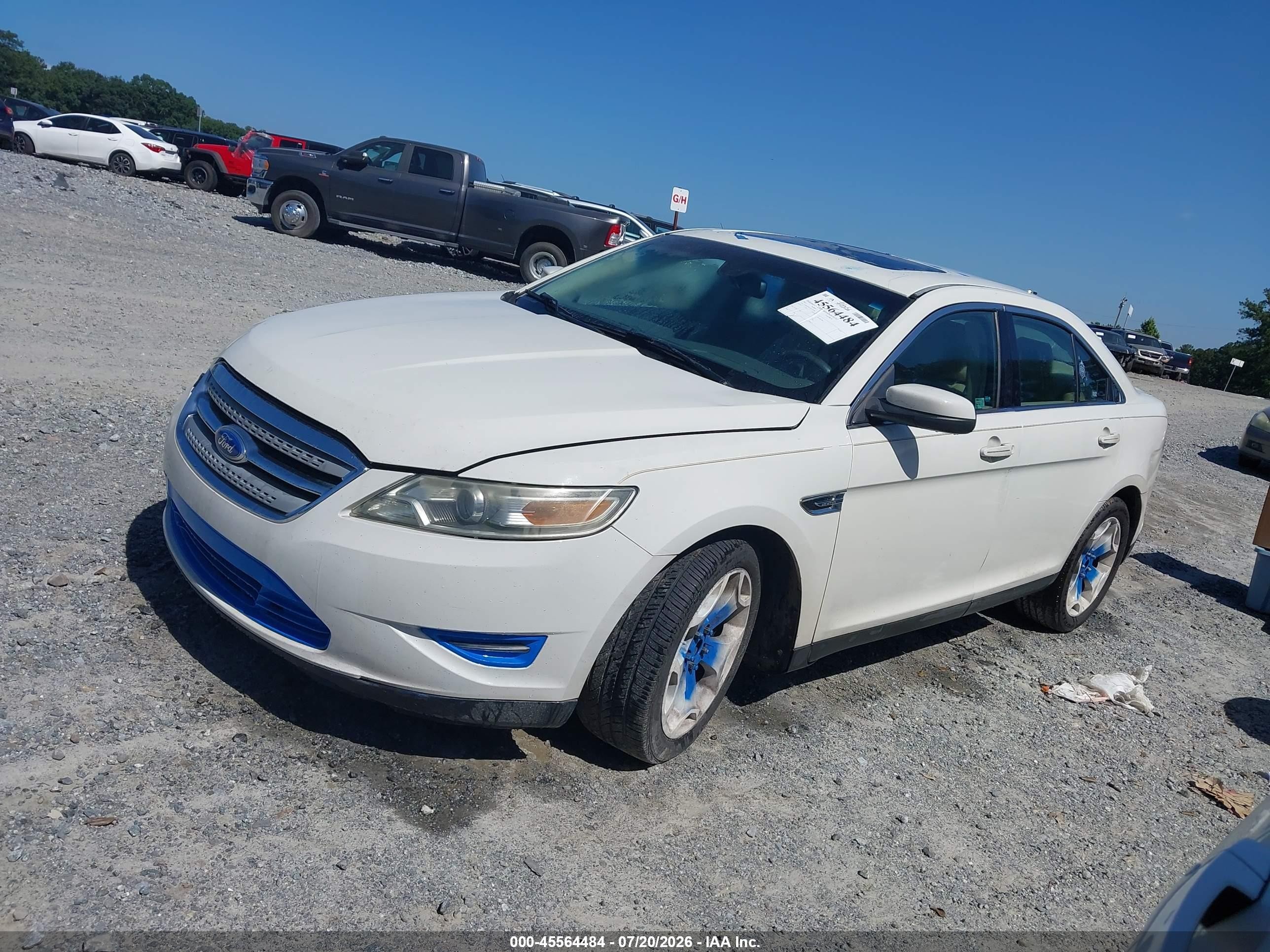 2012 Ford Taurus Sel White vin: 1FAHP2EW2CG129740