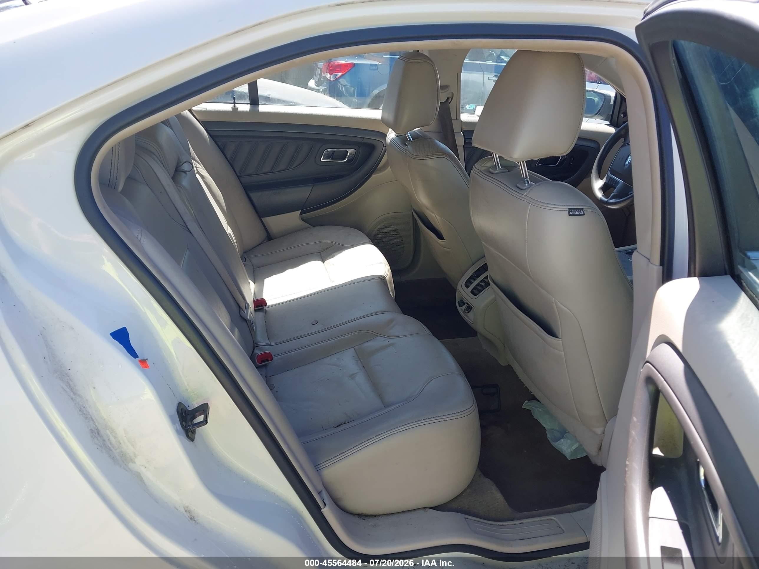 2012 Ford Taurus Sel White vin: 1FAHP2EW2CG129740