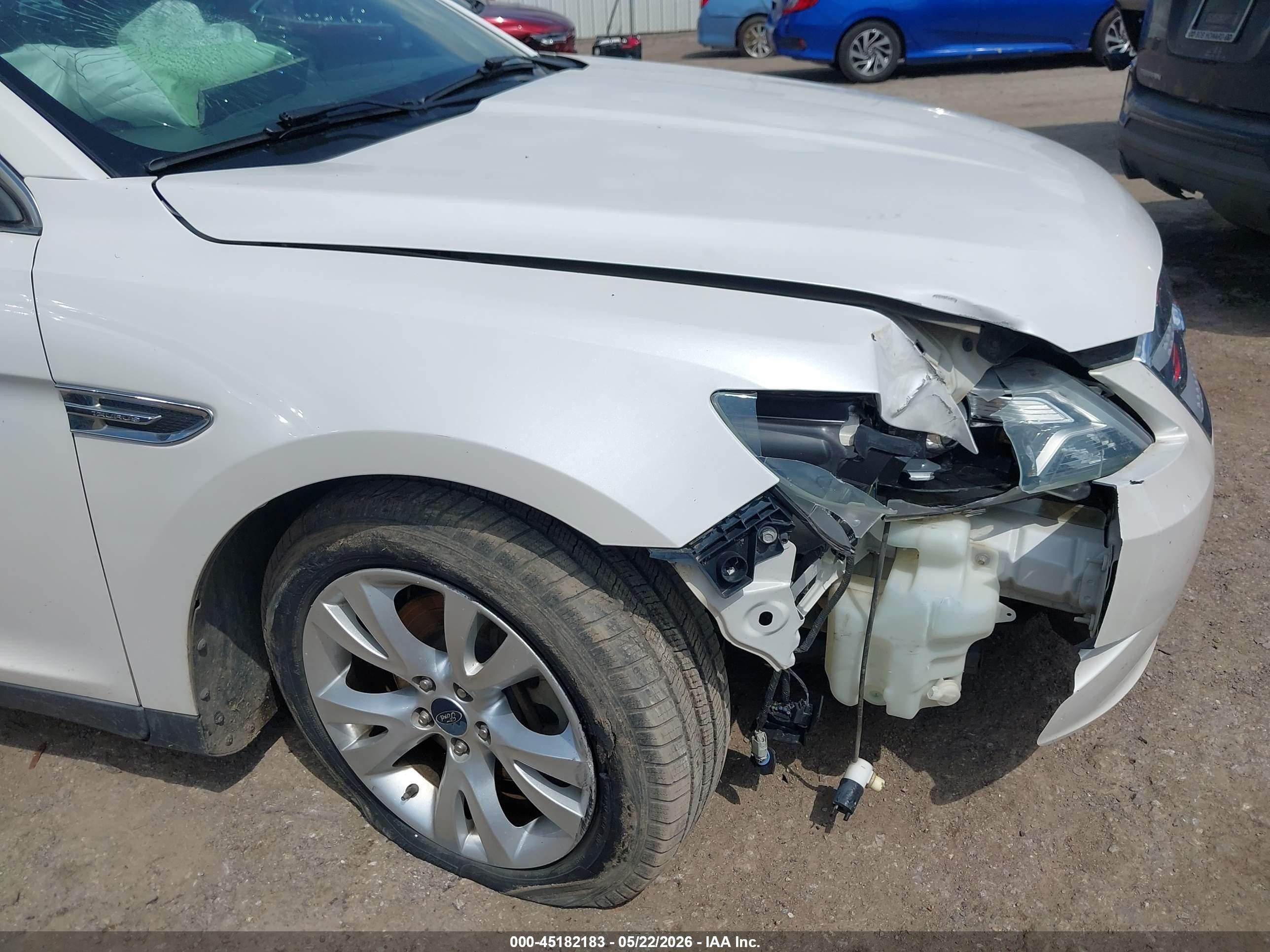 2010 Ford Taurus Sel White vin: 1FAHP2EW3AG118176