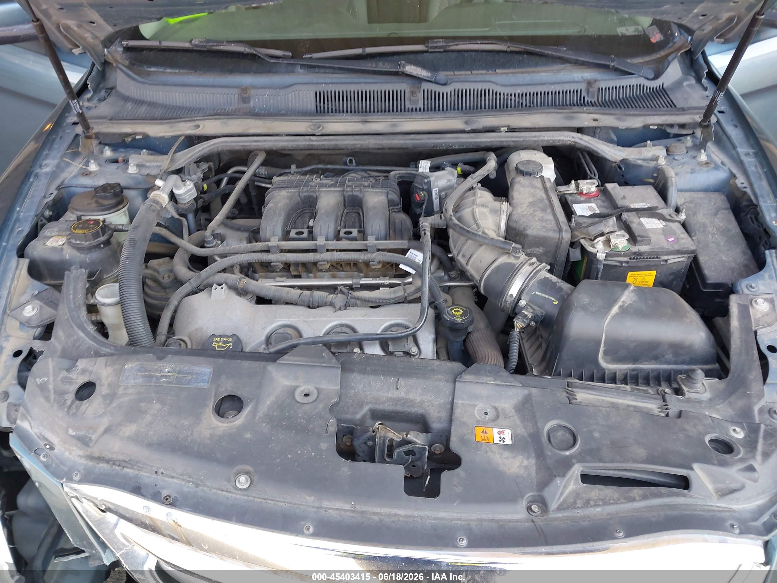 2010 Ford Taurus Sel Light Blue vin: 1FAHP2EW3AG130019