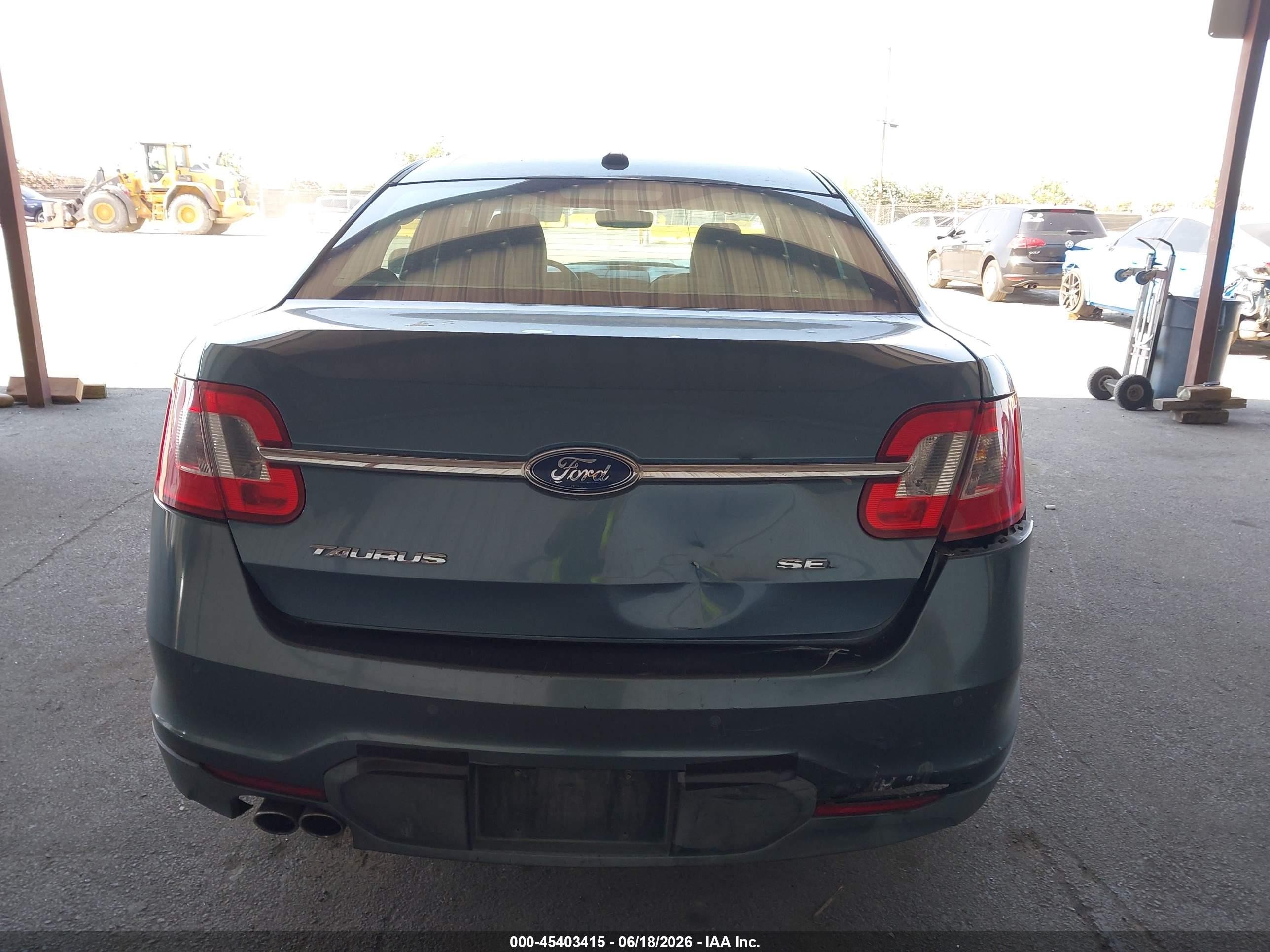 2010 Ford Taurus Sel Light Blue vin: 1FAHP2EW3AG130019