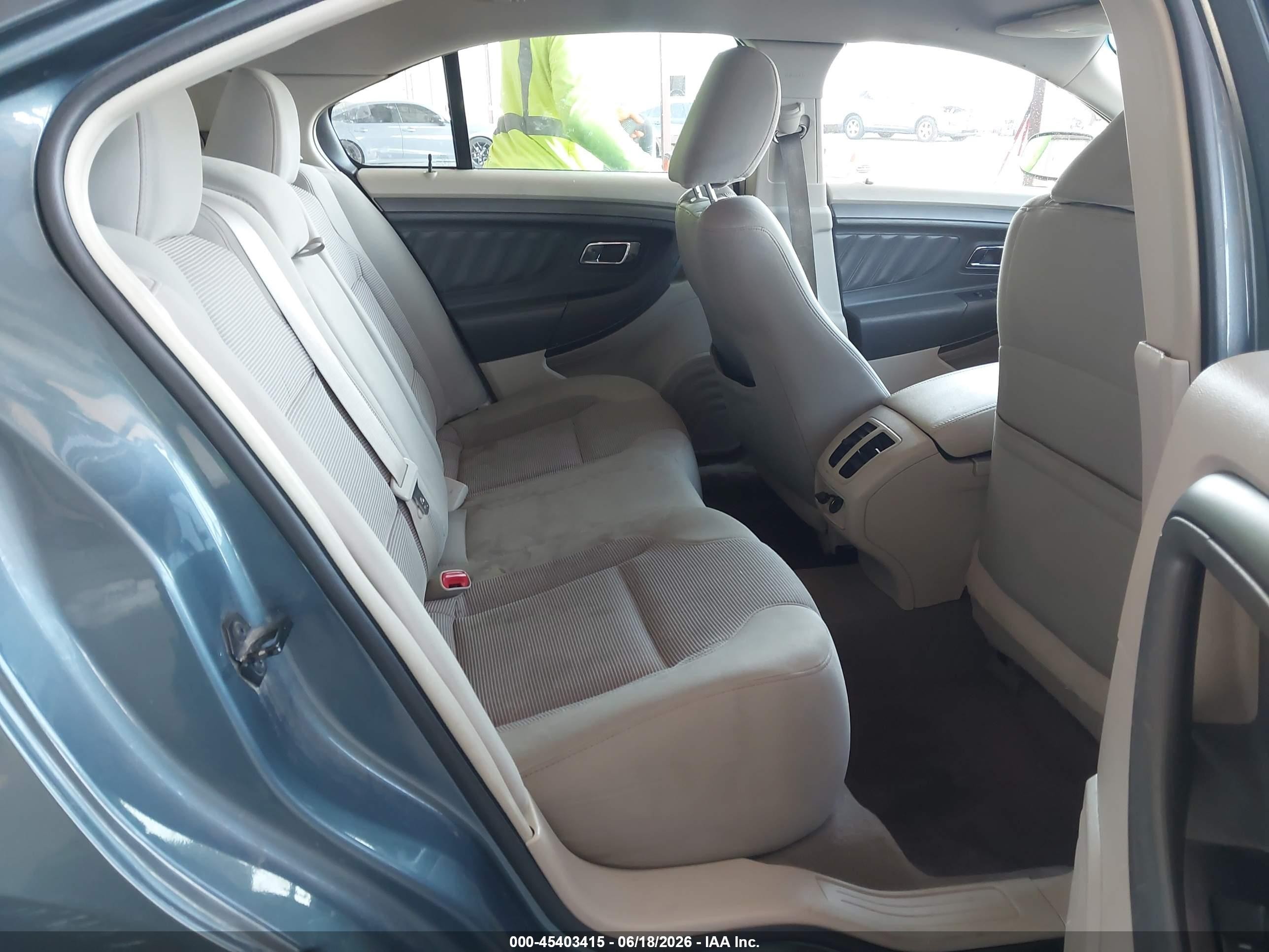 2010 Ford Taurus Sel Light Blue vin: 1FAHP2EW3AG130019