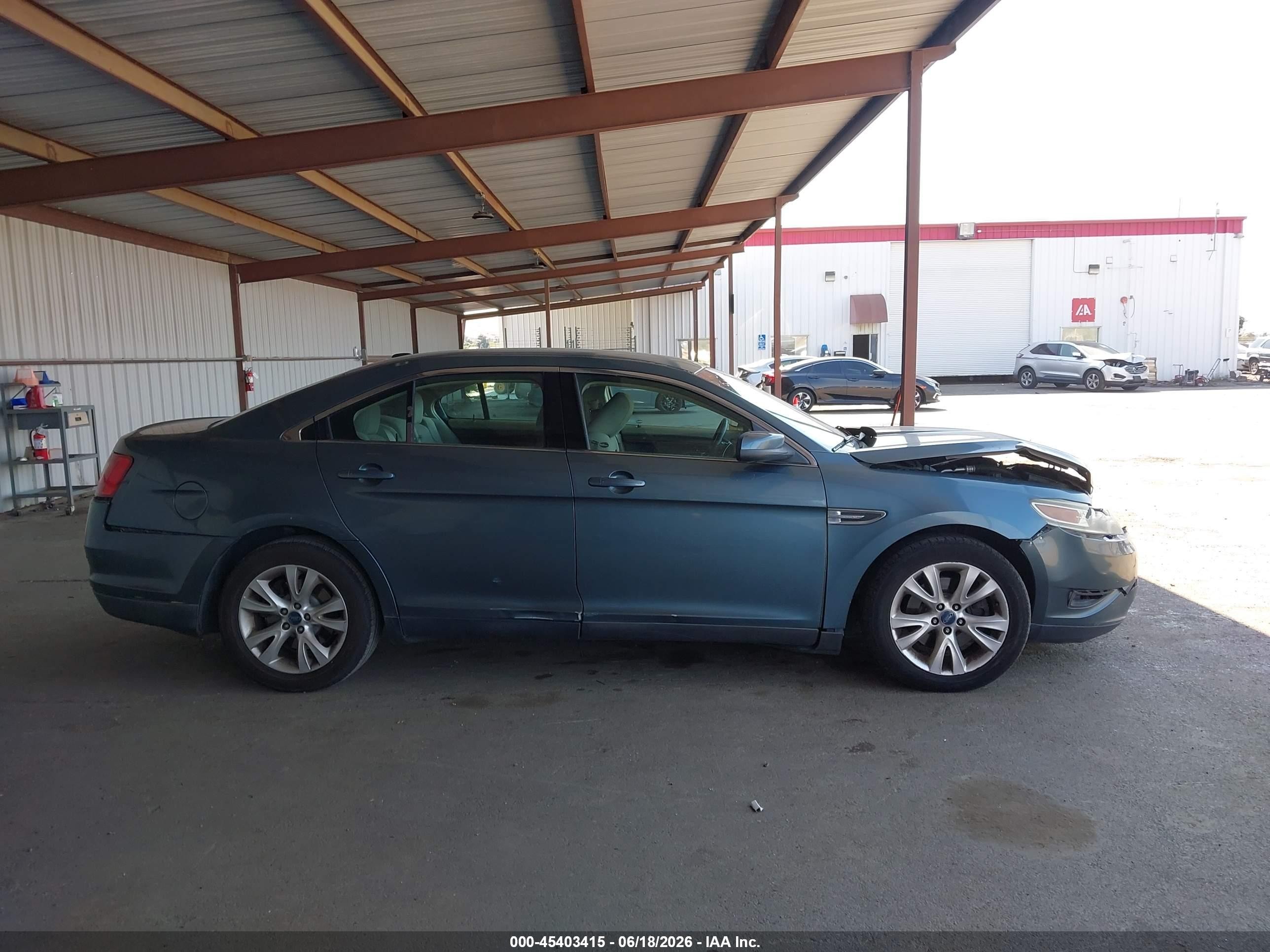 2010 Ford Taurus Sel Light Blue vin: 1FAHP2EW3AG130019