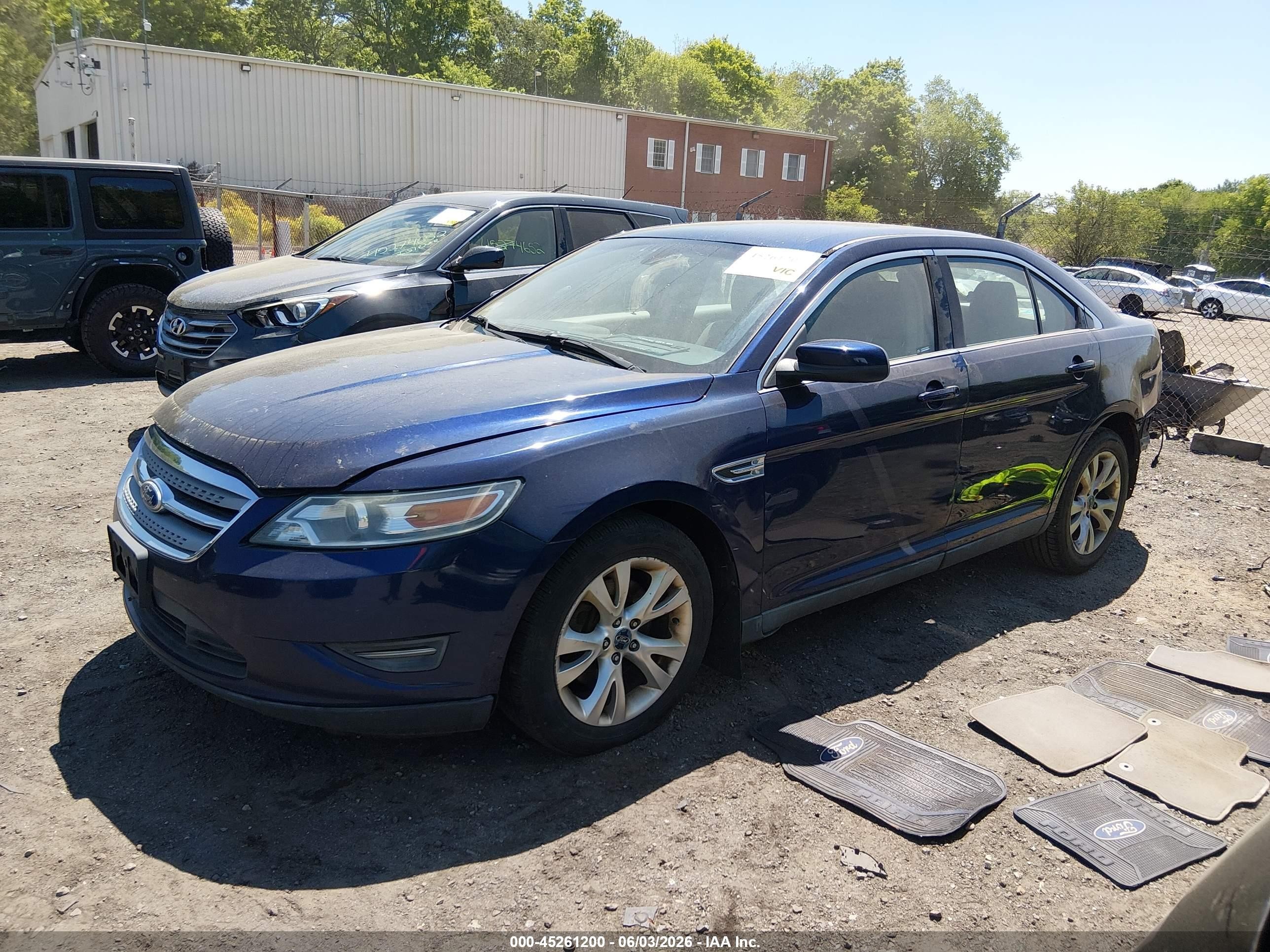 2011 Ford Taurus Sel Dark Blue vin: 1FAHP2EW3BG108510