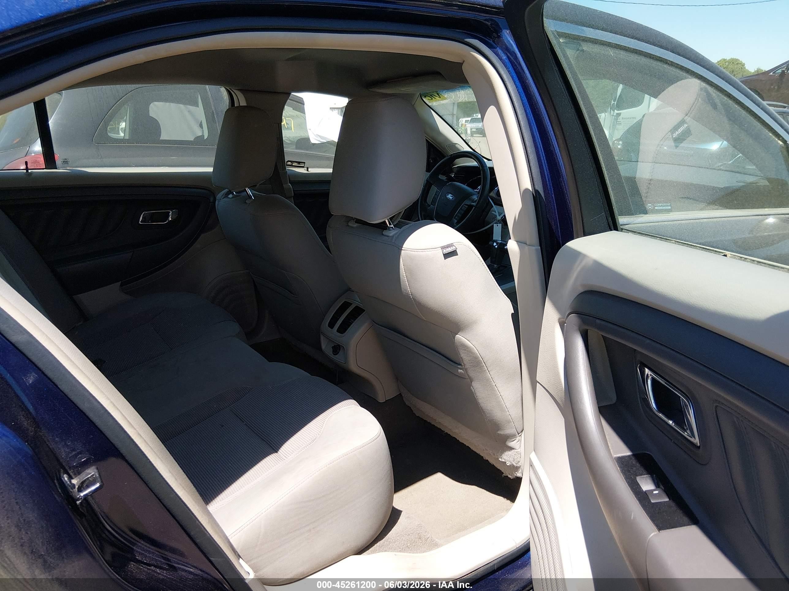 2011 Ford Taurus Sel Dark Blue vin: 1FAHP2EW3BG108510