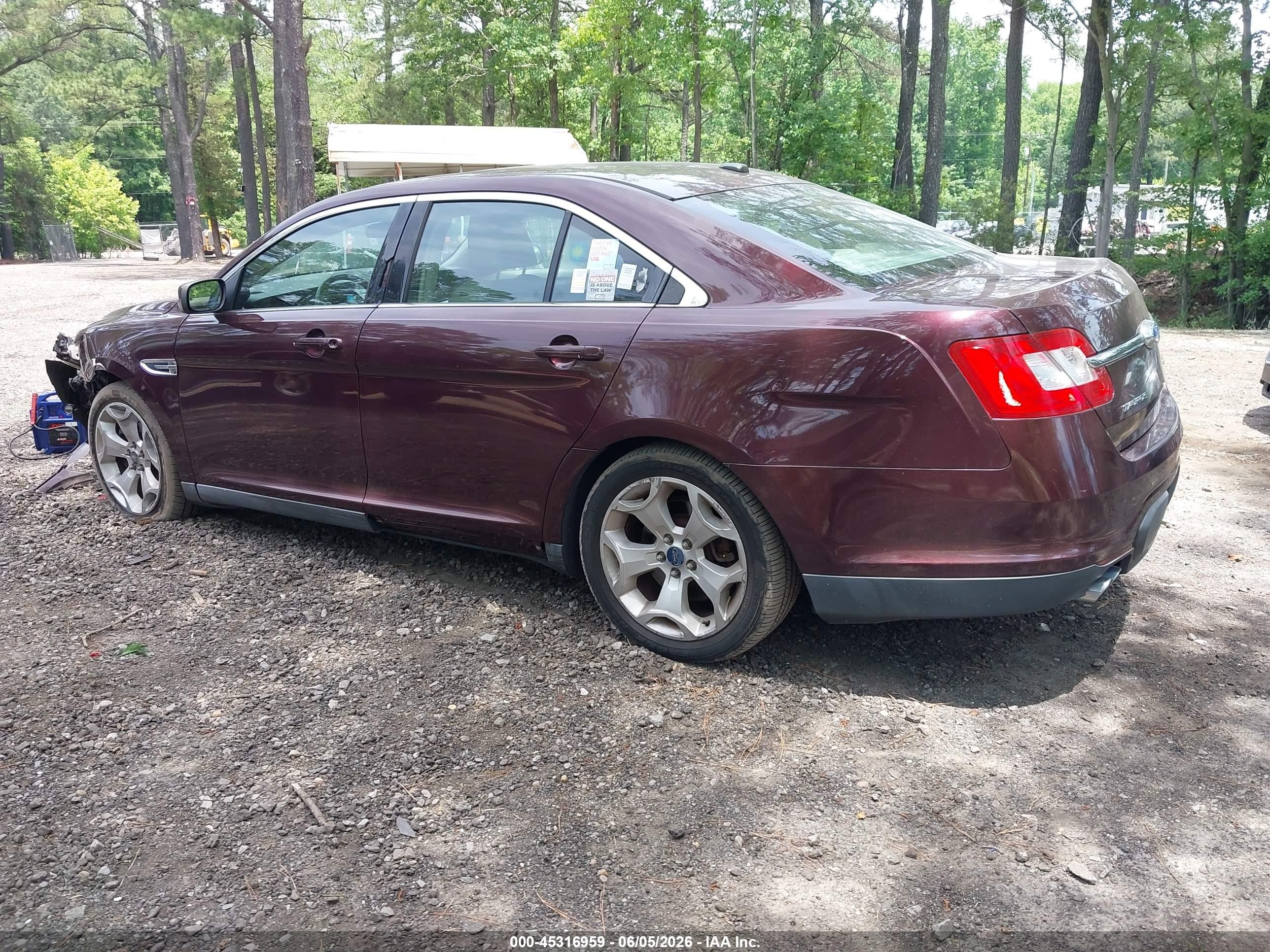 2011 Ford Taurus Sel Темно-бордовый vin: 1FAHP2EW3BG142463