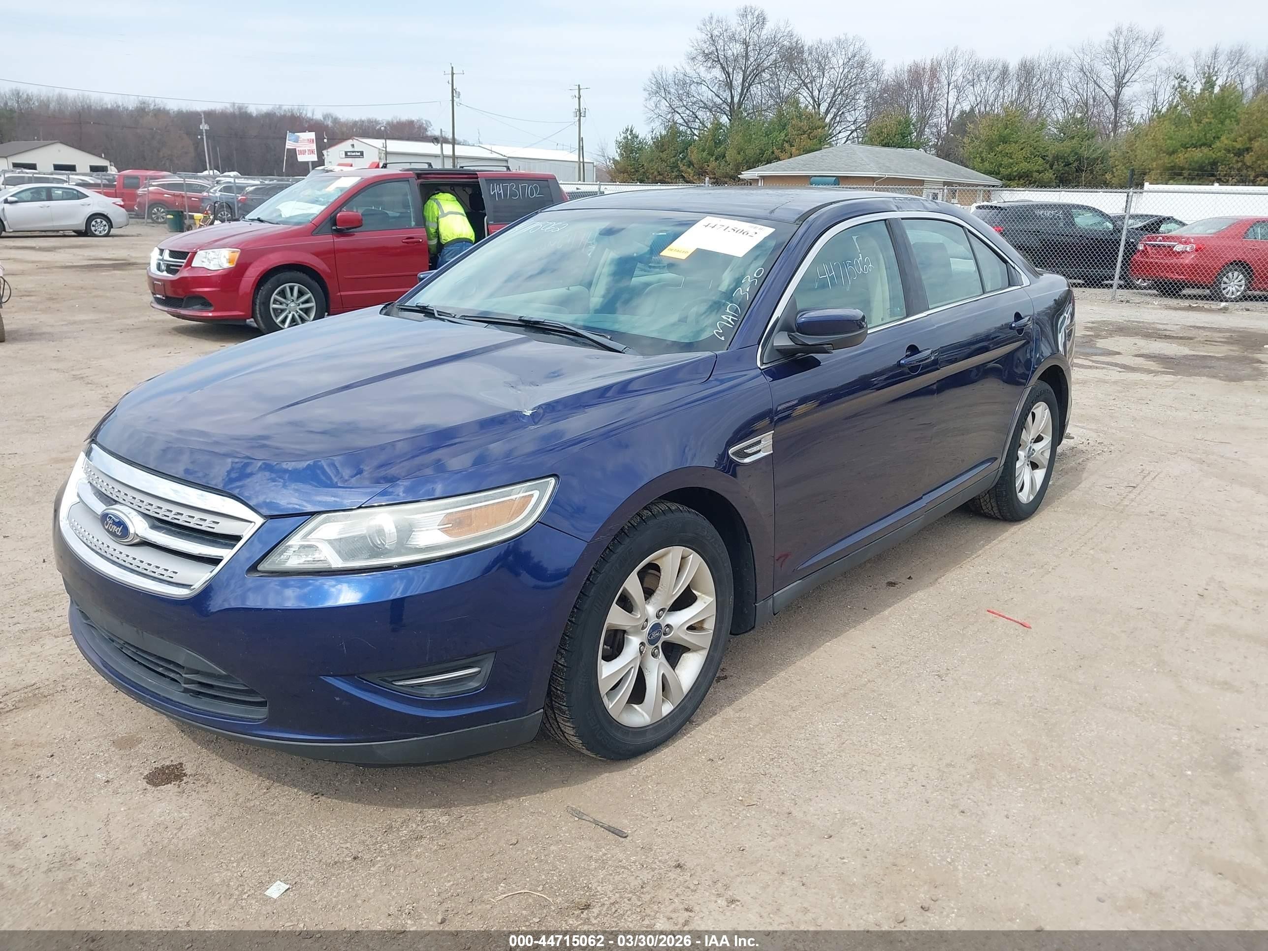 2011 Ford Taurus Sel Blue vin: 1FAHP2EW3BG156265