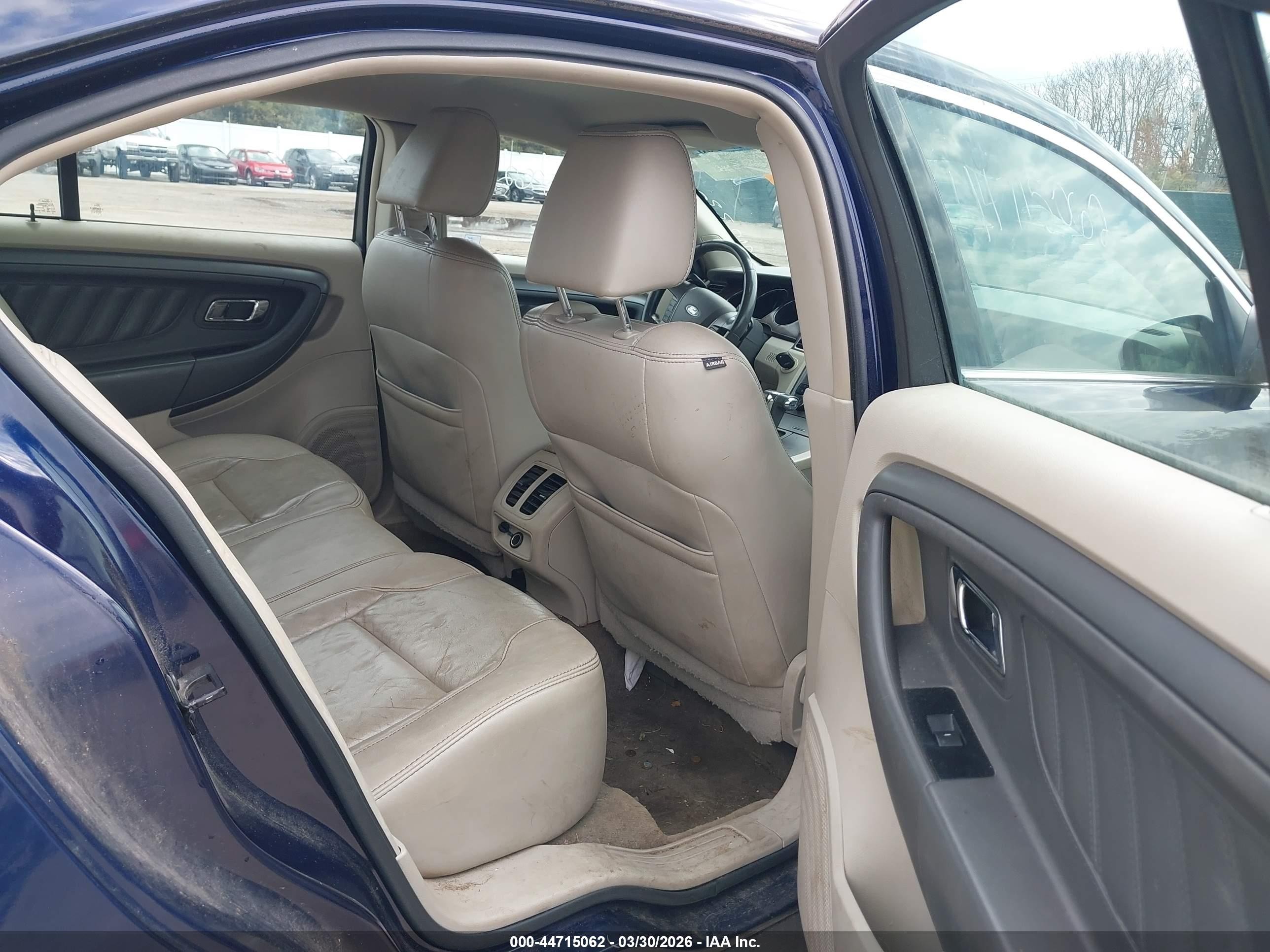 2011 Ford Taurus Sel Blue vin: 1FAHP2EW3BG156265