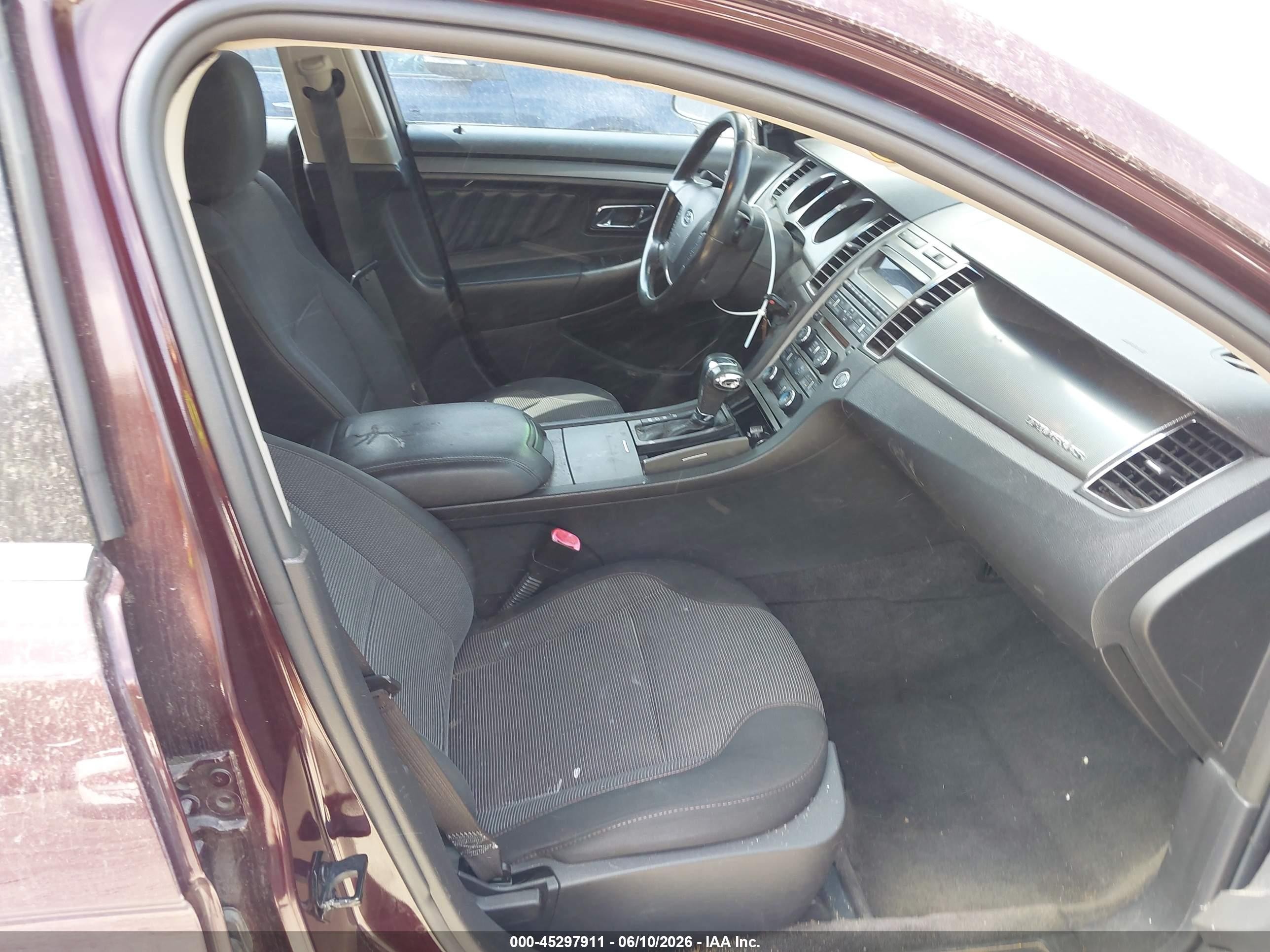 2011 Ford Taurus Sel Burgundy vin: 1FAHP2EW3BG164124