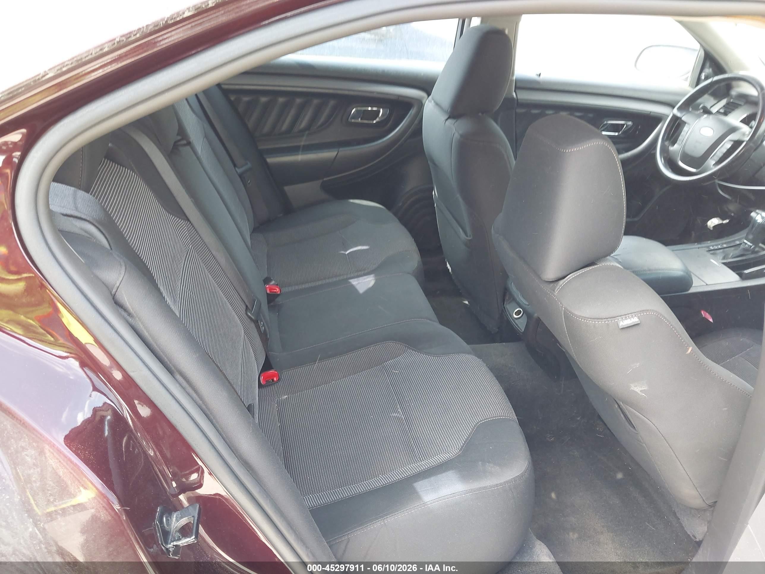 2011 Ford Taurus Sel Burgundy vin: 1FAHP2EW3BG164124