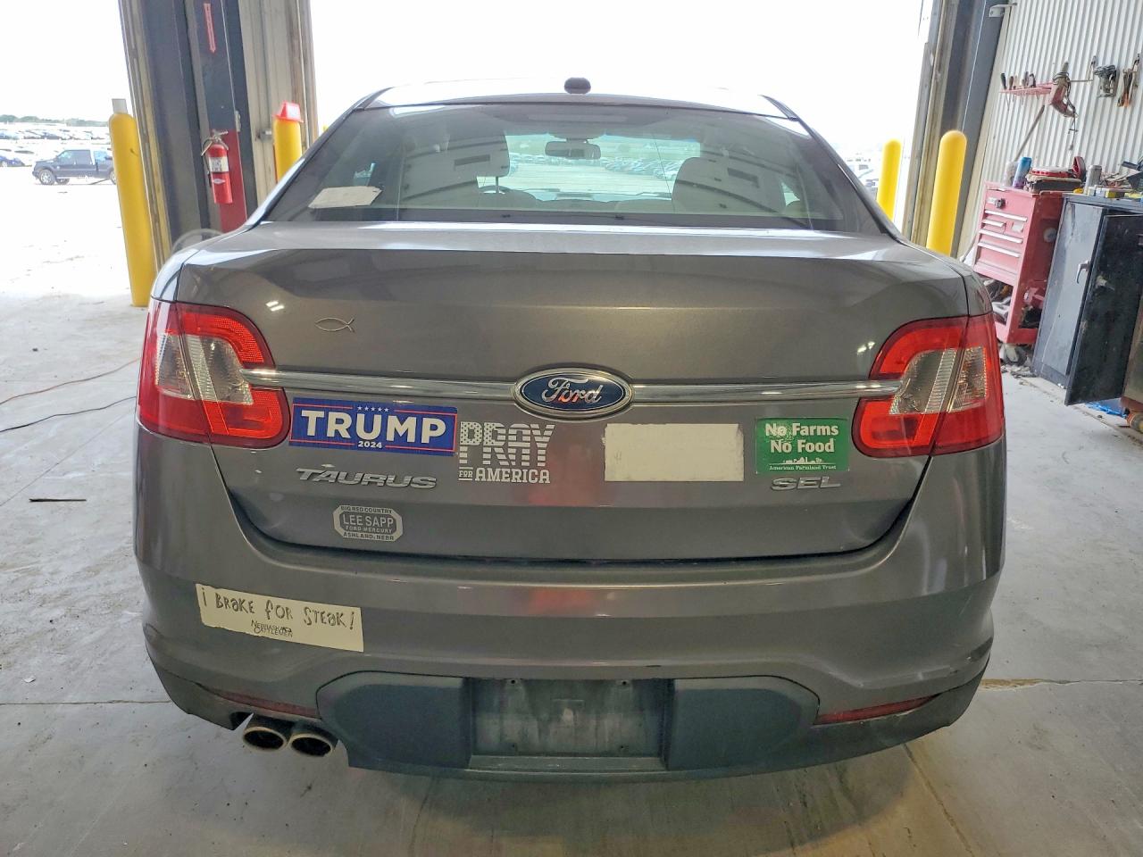 2012 Ford Taurus Sel Серый vin: 1FAHP2EW3CG119900