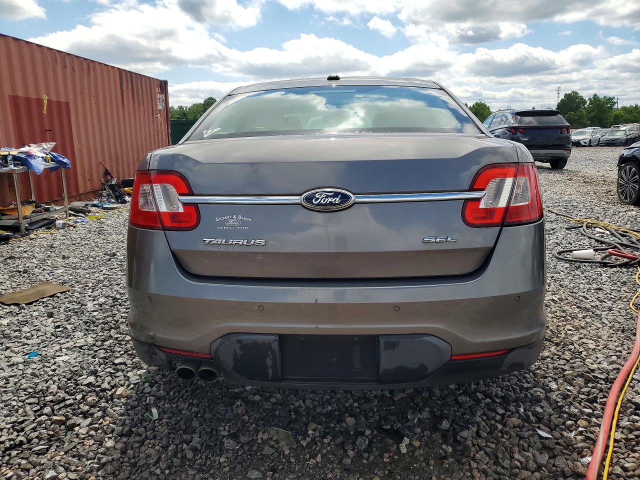 2012 Ford Taurus Sel Gray vin: 1FAHP2EW3CG128905