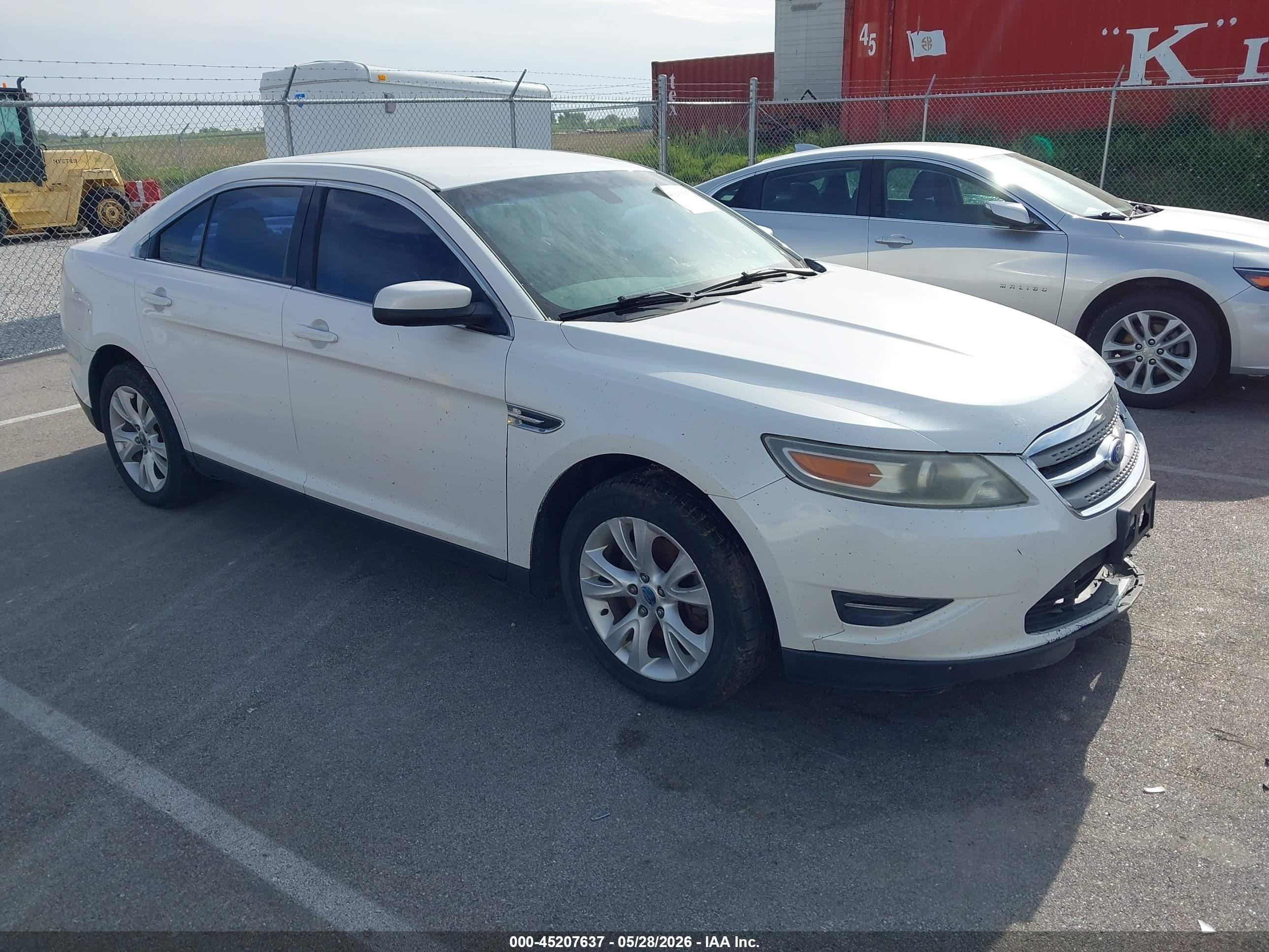 2012 Ford Taurus Sel Белый vin: 1FAHP2EW3CG130265
