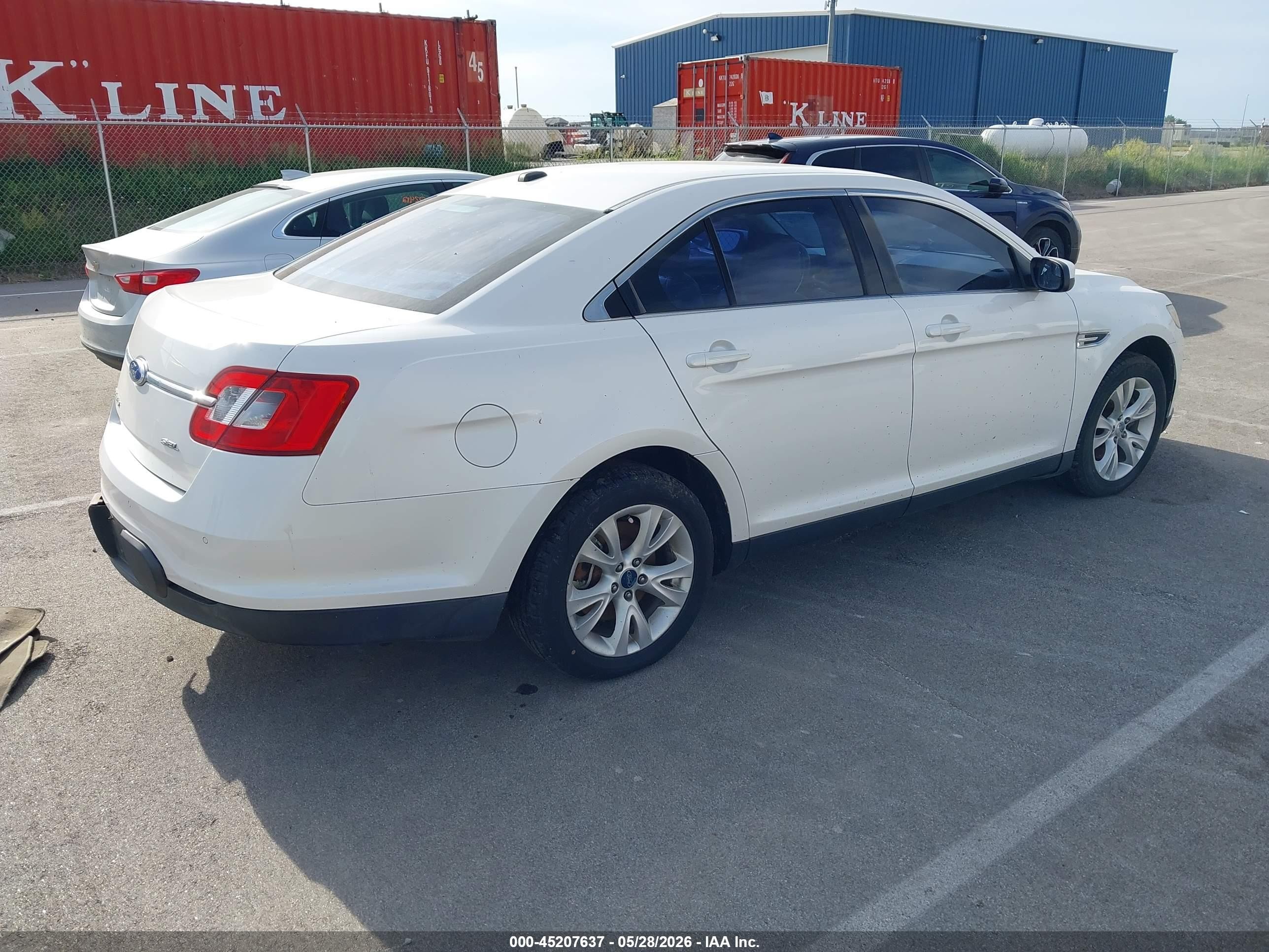 2012 Ford Taurus Sel Белый vin: 1FAHP2EW3CG130265
