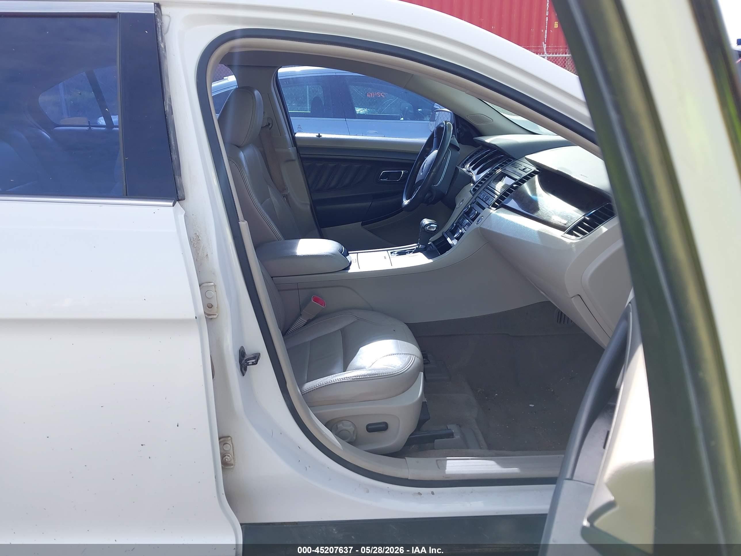 2012 Ford Taurus Sel Белый vin: 1FAHP2EW3CG130265