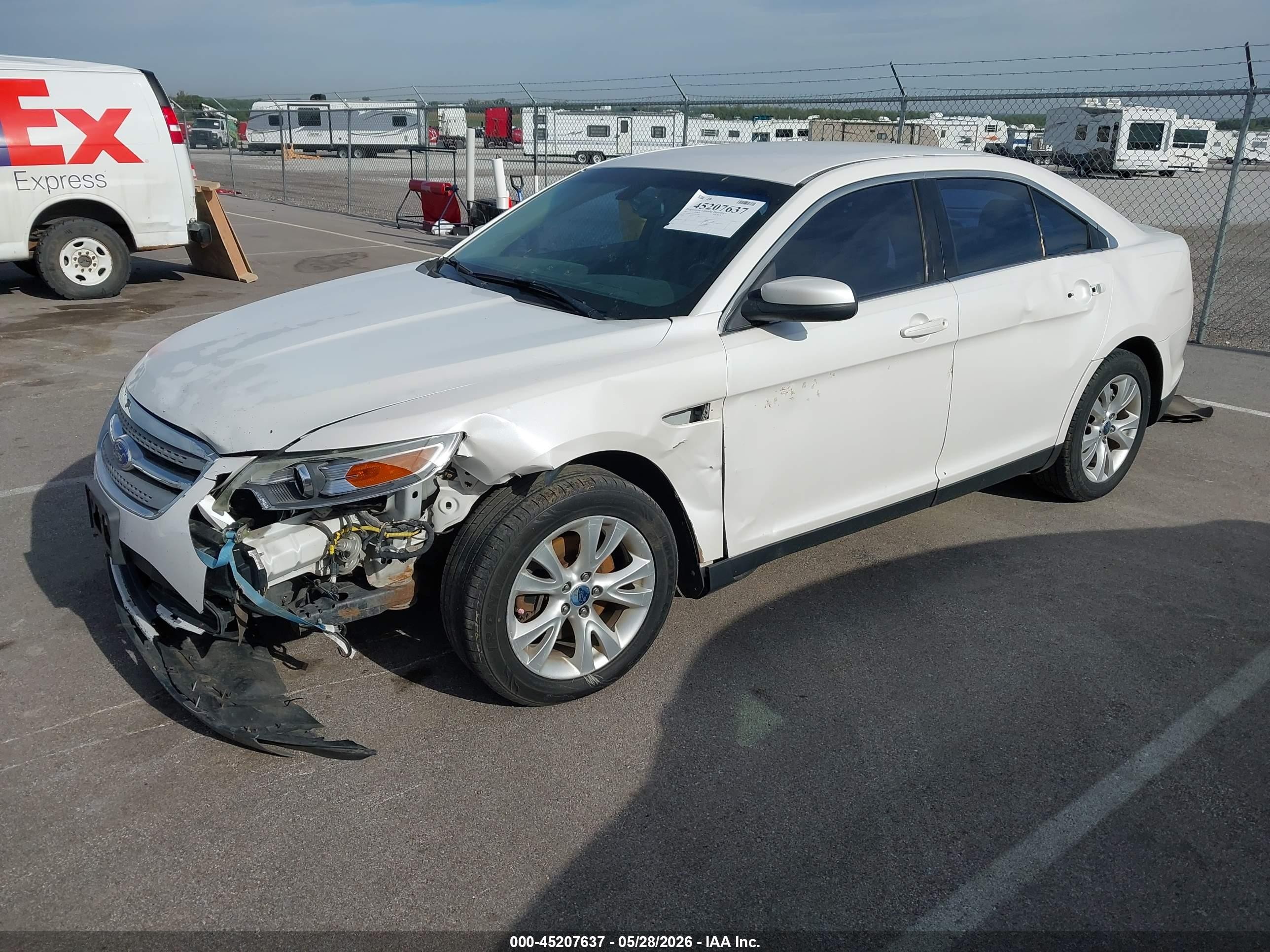 2012 Ford Taurus Sel Белый vin: 1FAHP2EW3CG130265