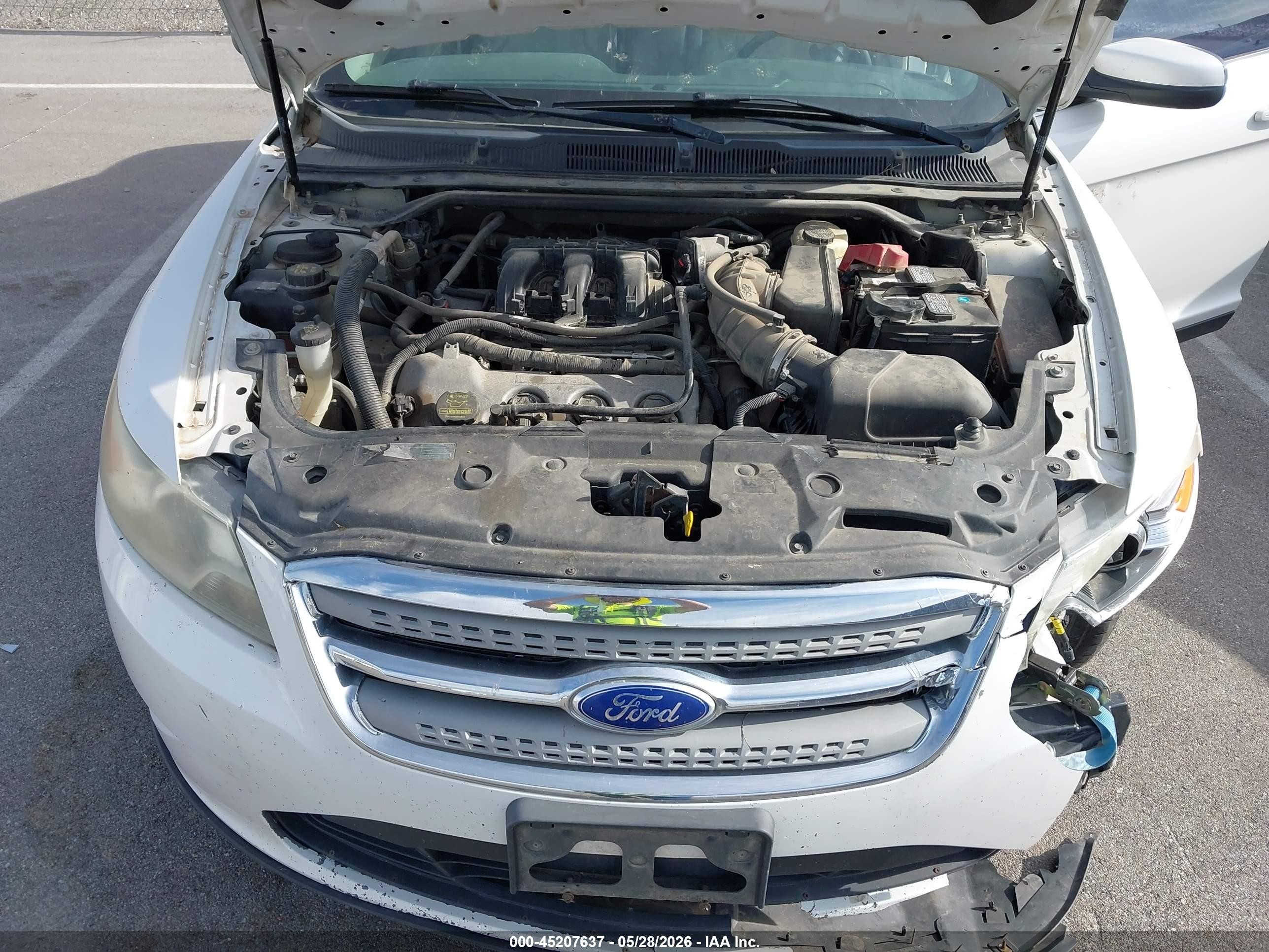 2012 Ford Taurus Sel Белый vin: 1FAHP2EW3CG130265