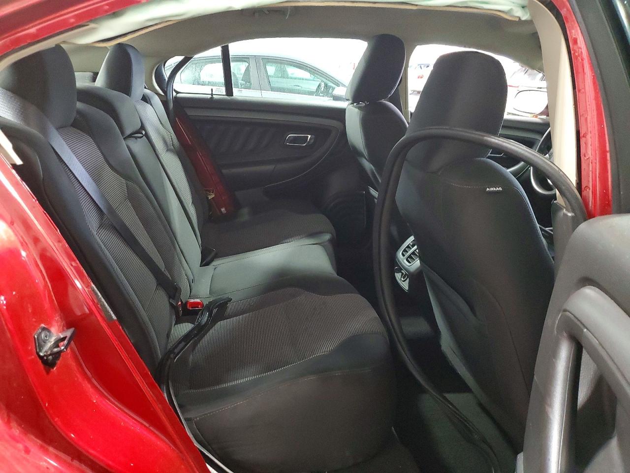 2011 Ford Taurus Sel Red vin: 1FAHP2EW4BG134078