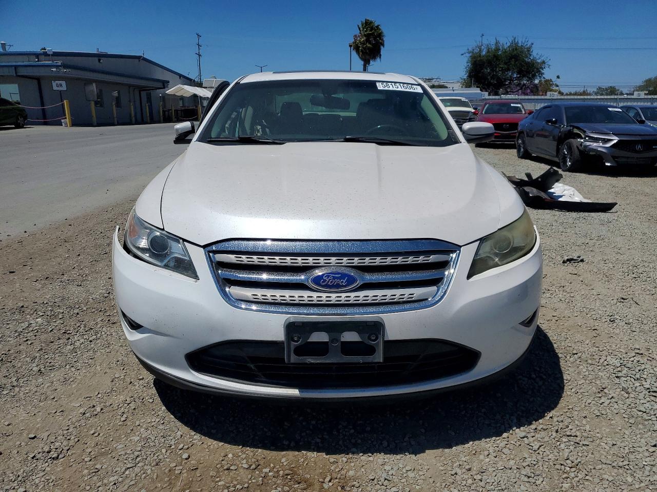 2012 Ford Taurus Sel White vin: 1FAHP2EW4CG103043