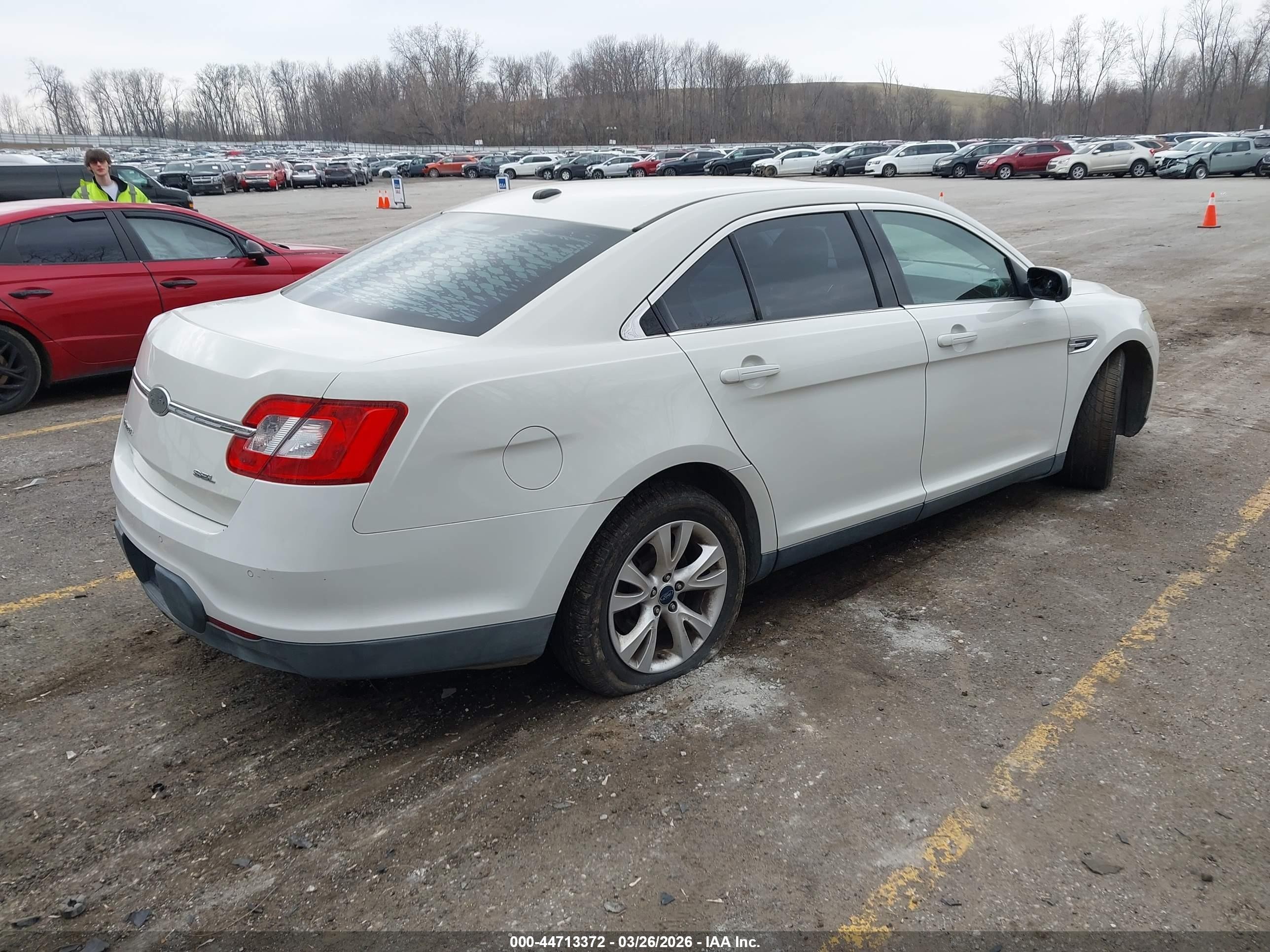 2012 Ford Taurus Sel White vin: 1FAHP2EW4CG110283
