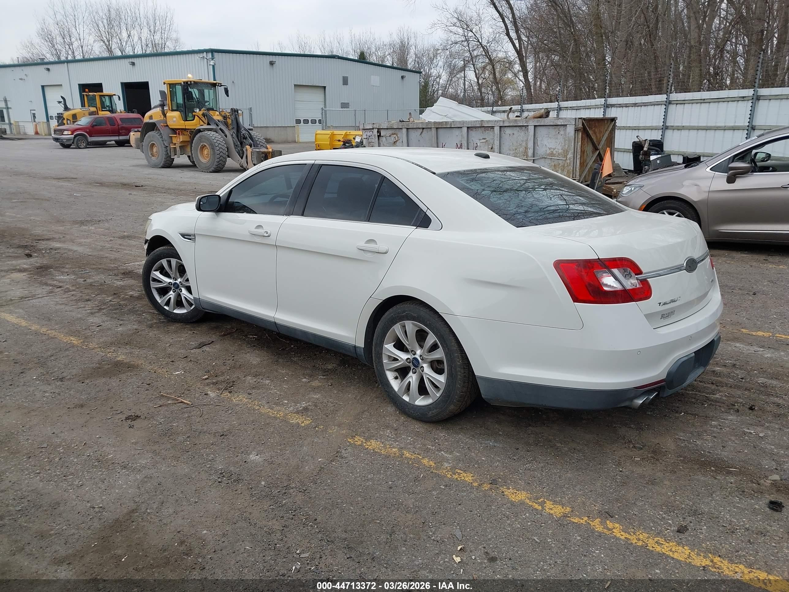 2012 Ford Taurus Sel White vin: 1FAHP2EW4CG110283
