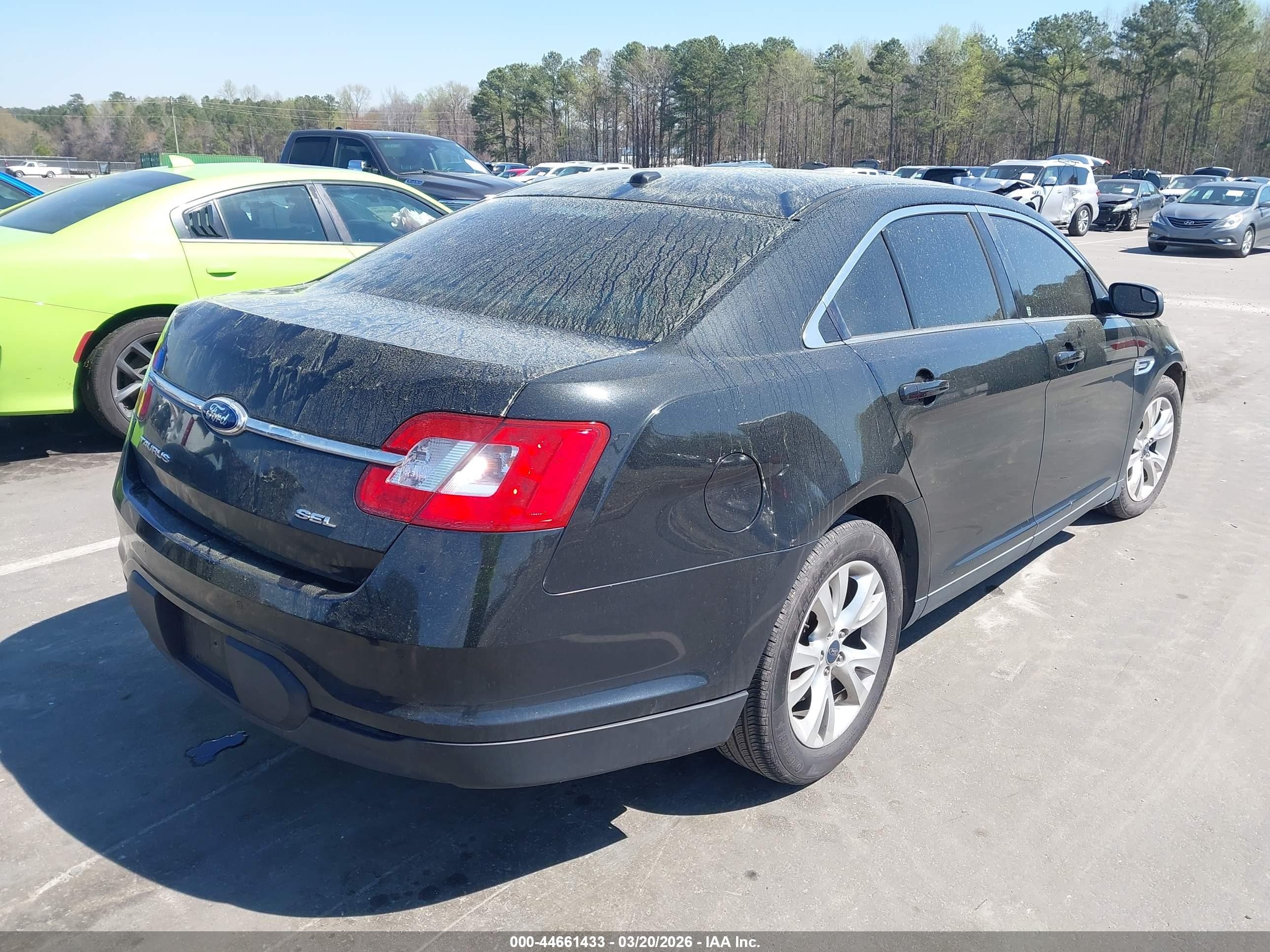 2012 Ford Taurus Sel Black vin: 1FAHP2EW4CG126628