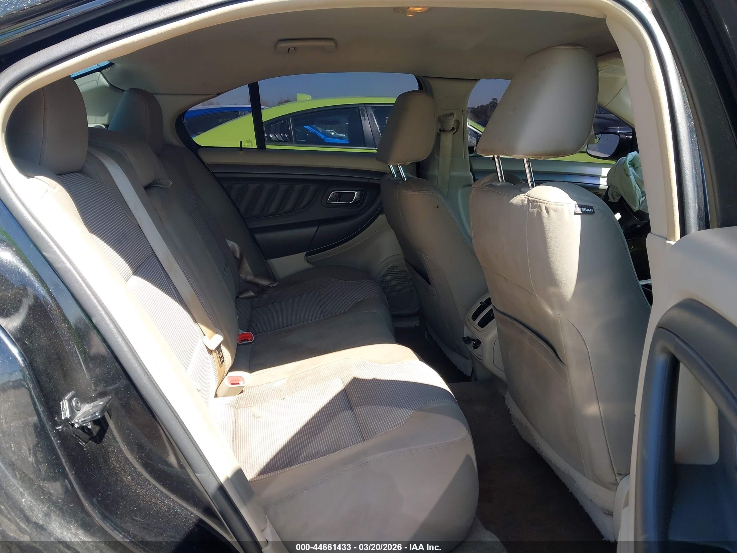 2012 Ford Taurus Sel Black vin: 1FAHP2EW4CG126628