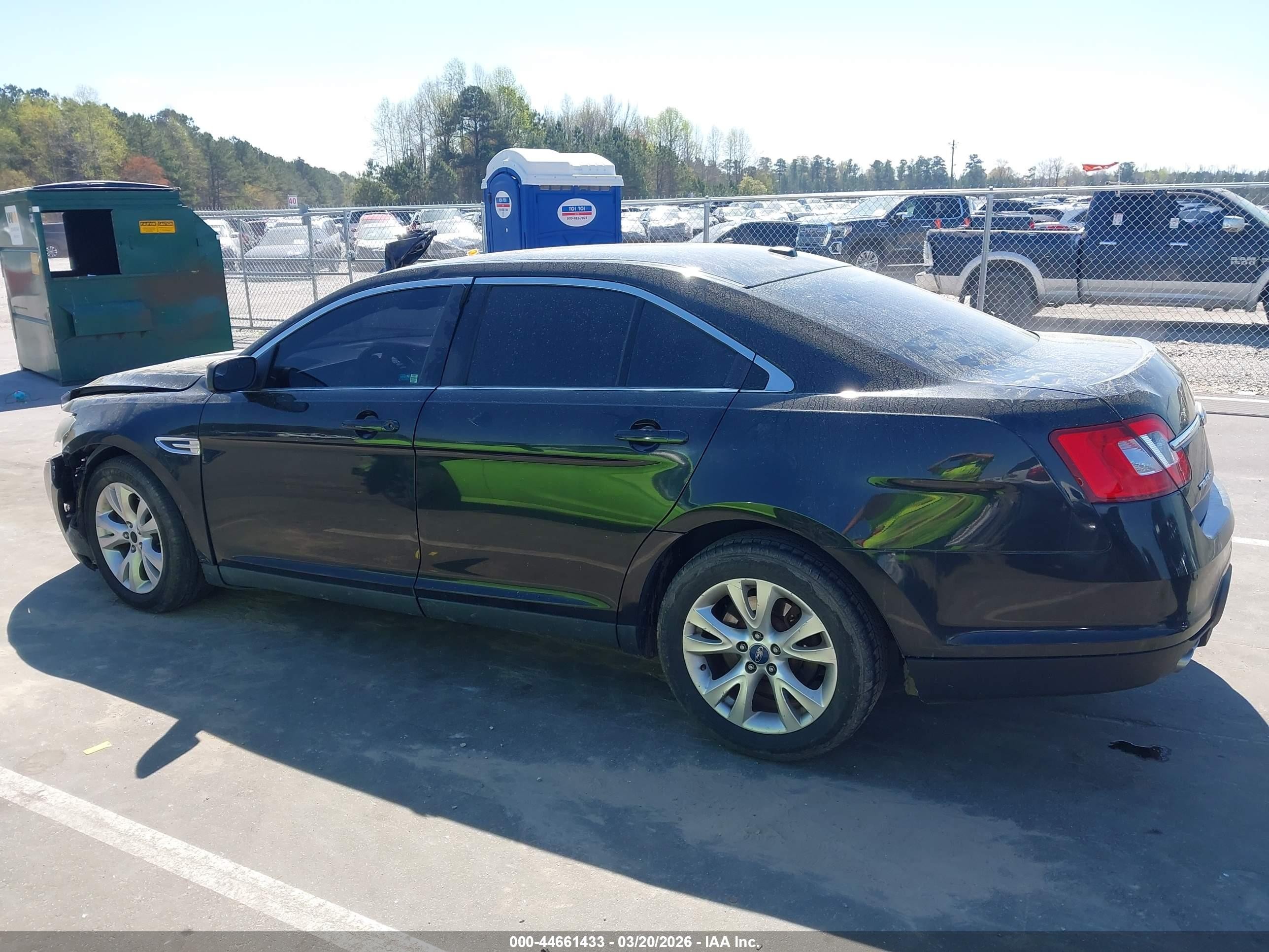 2012 Ford Taurus Sel Black vin: 1FAHP2EW4CG126628