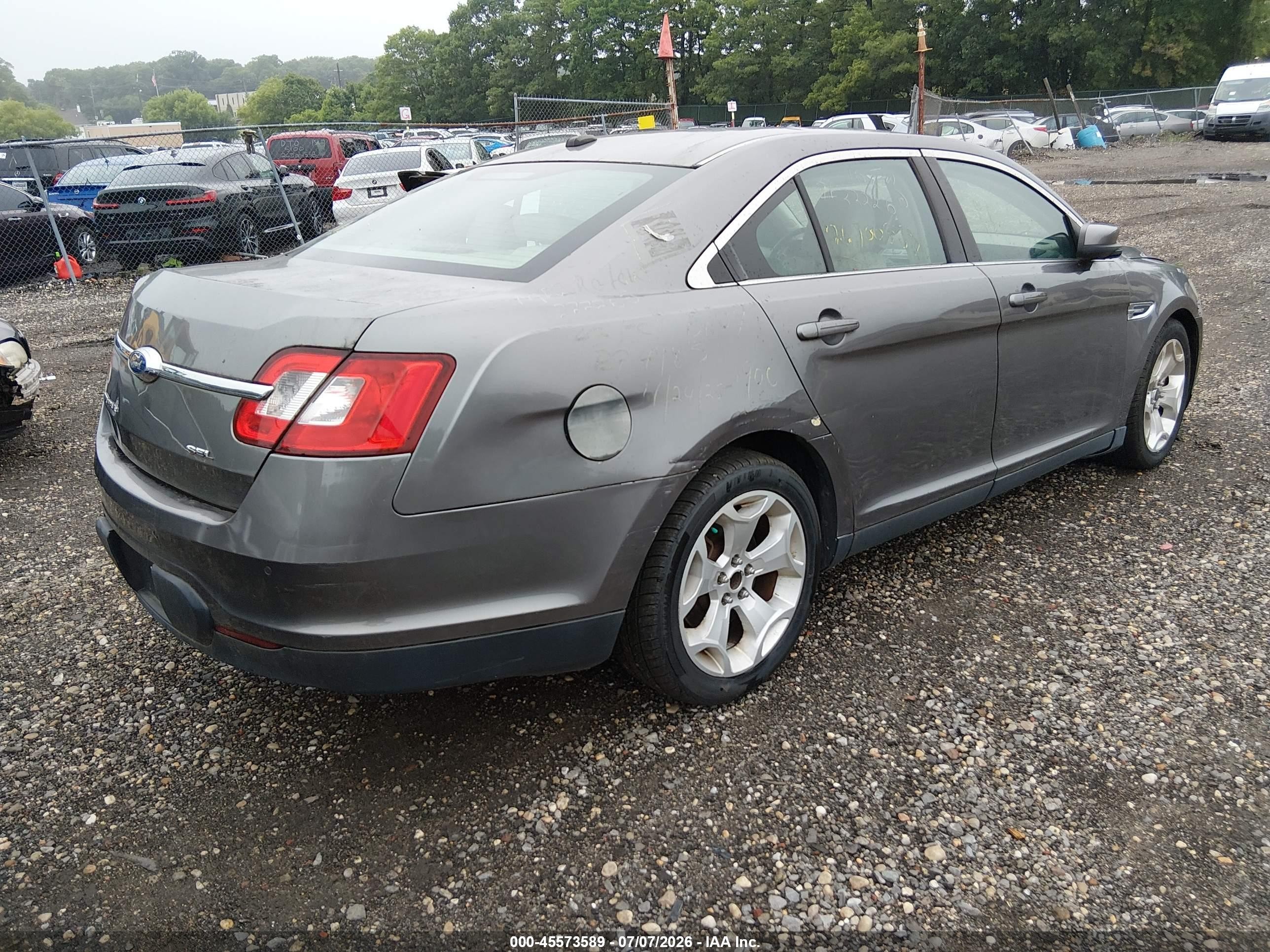 2012 Ford Taurus Sel Gray vin: 1FAHP2EW4CG132154