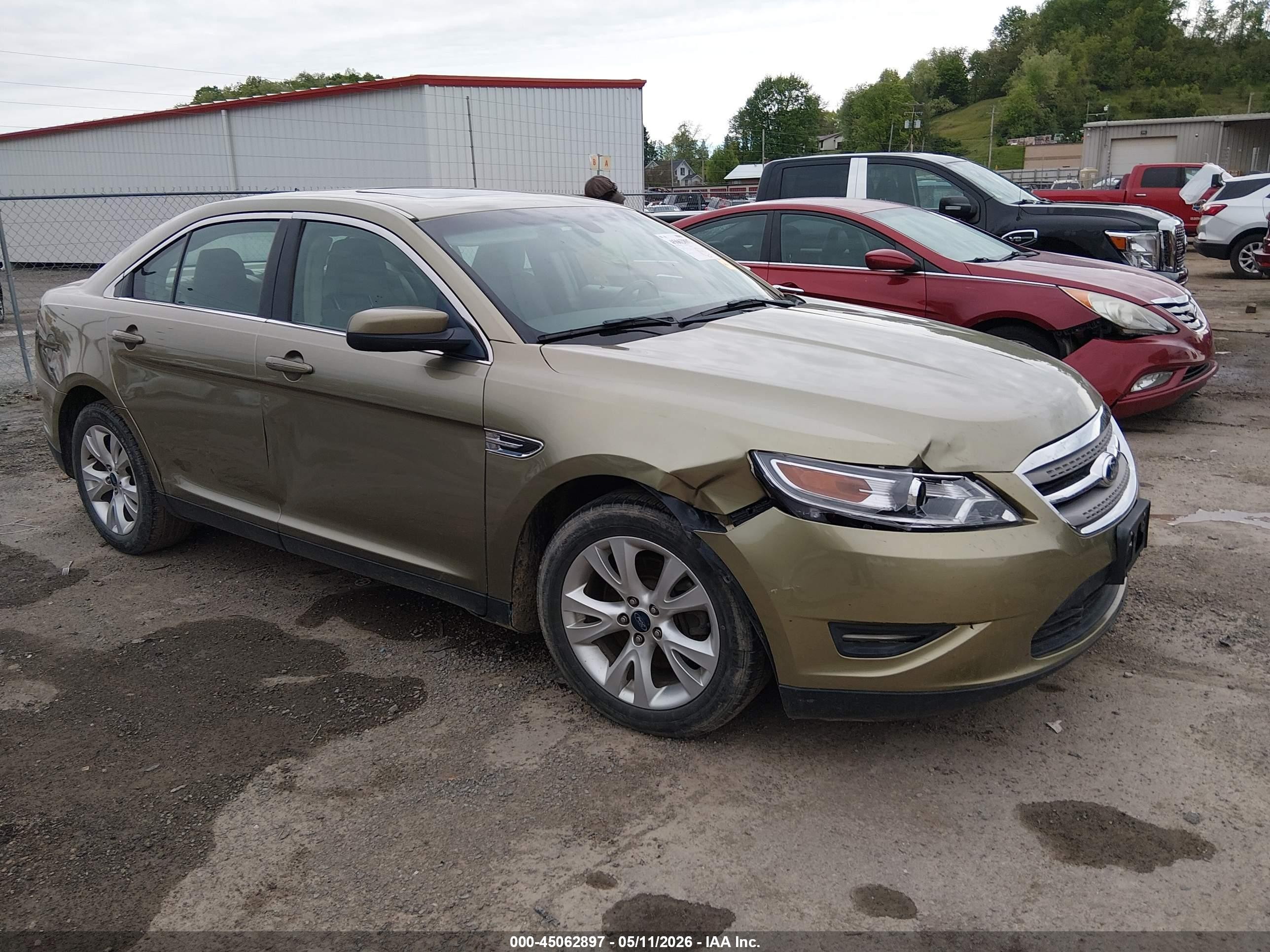 2012 Ford Taurus Sel Green vin: 1FAHP2EW4CG137807