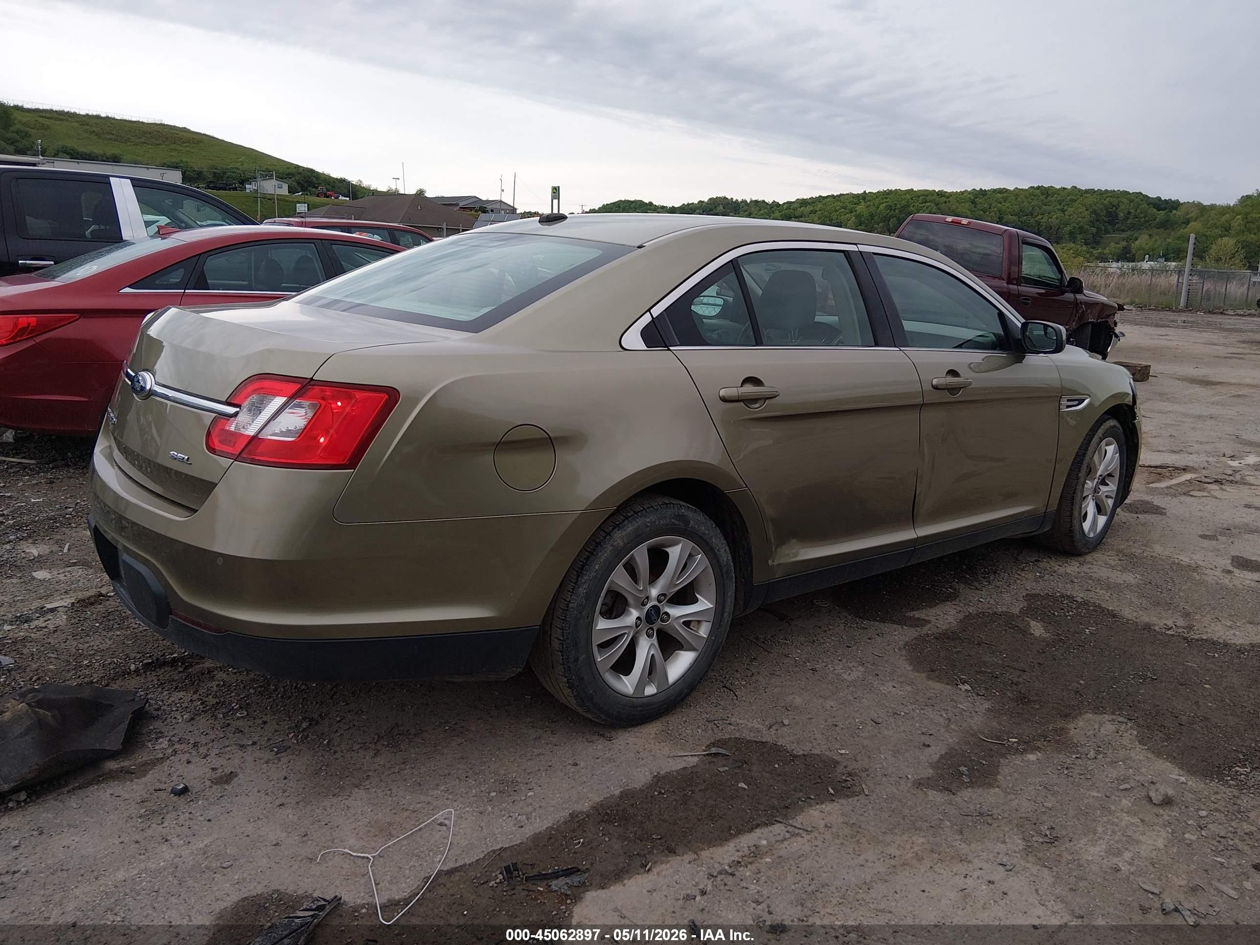 2012 Ford Taurus Sel Green vin: 1FAHP2EW4CG137807