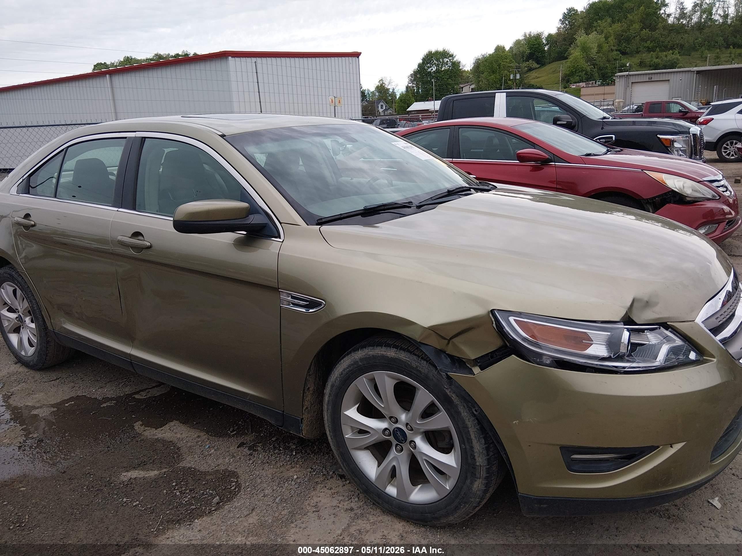 2012 Ford Taurus Sel Green vin: 1FAHP2EW4CG137807