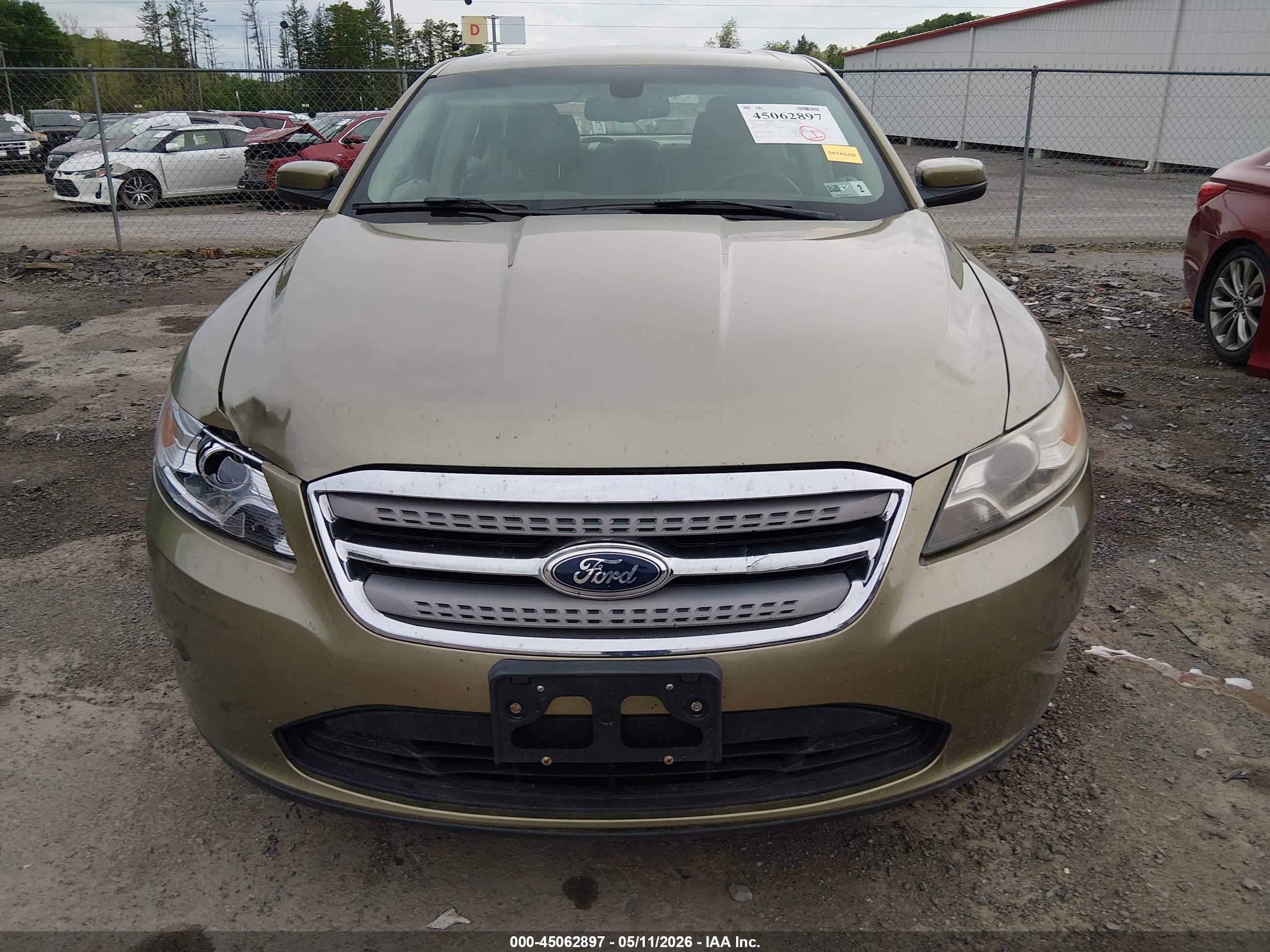 2012 Ford Taurus Sel Green vin: 1FAHP2EW4CG137807