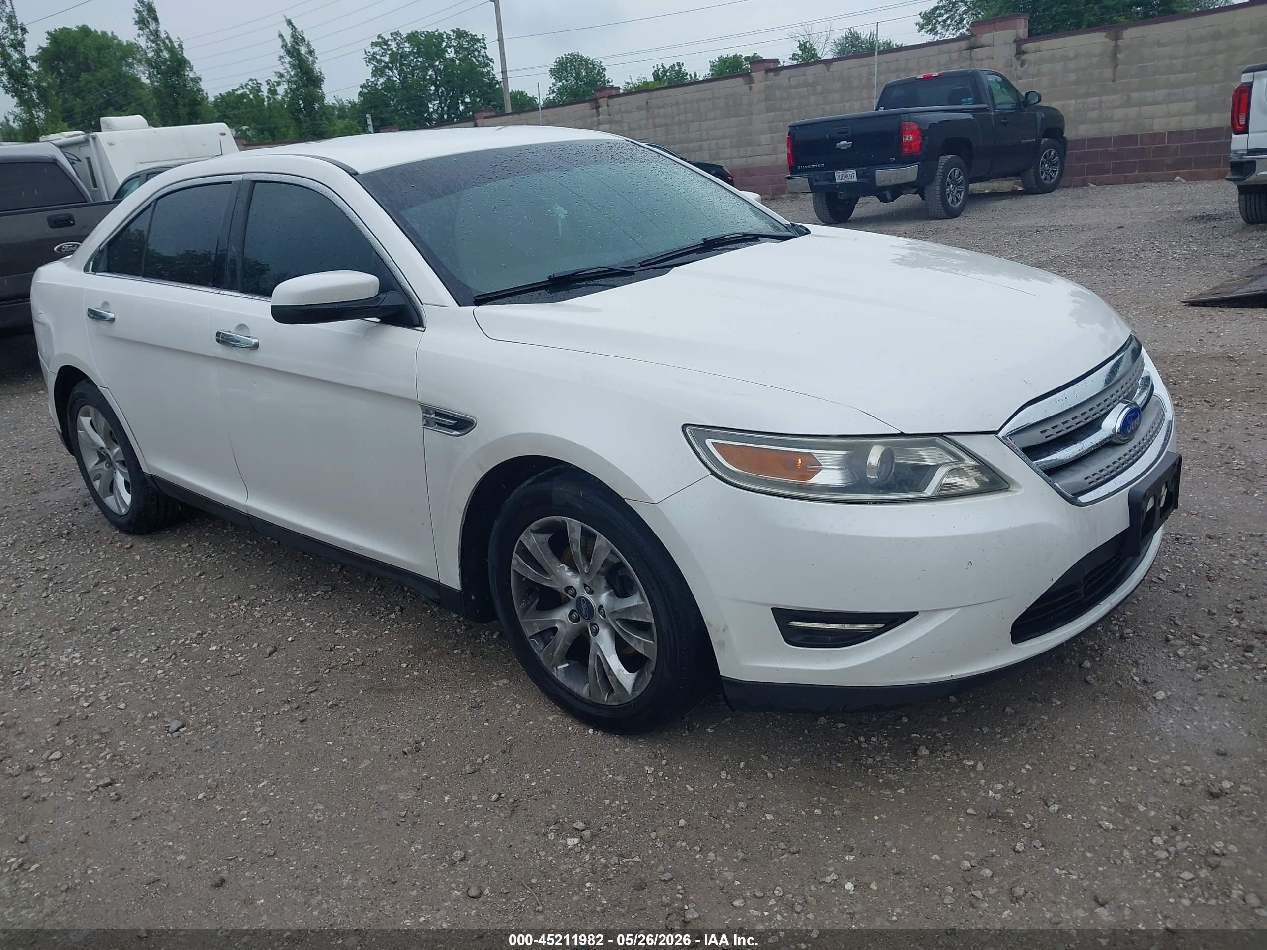 2012 Ford Taurus Sel White vin: 1FAHP2EW4CG141789