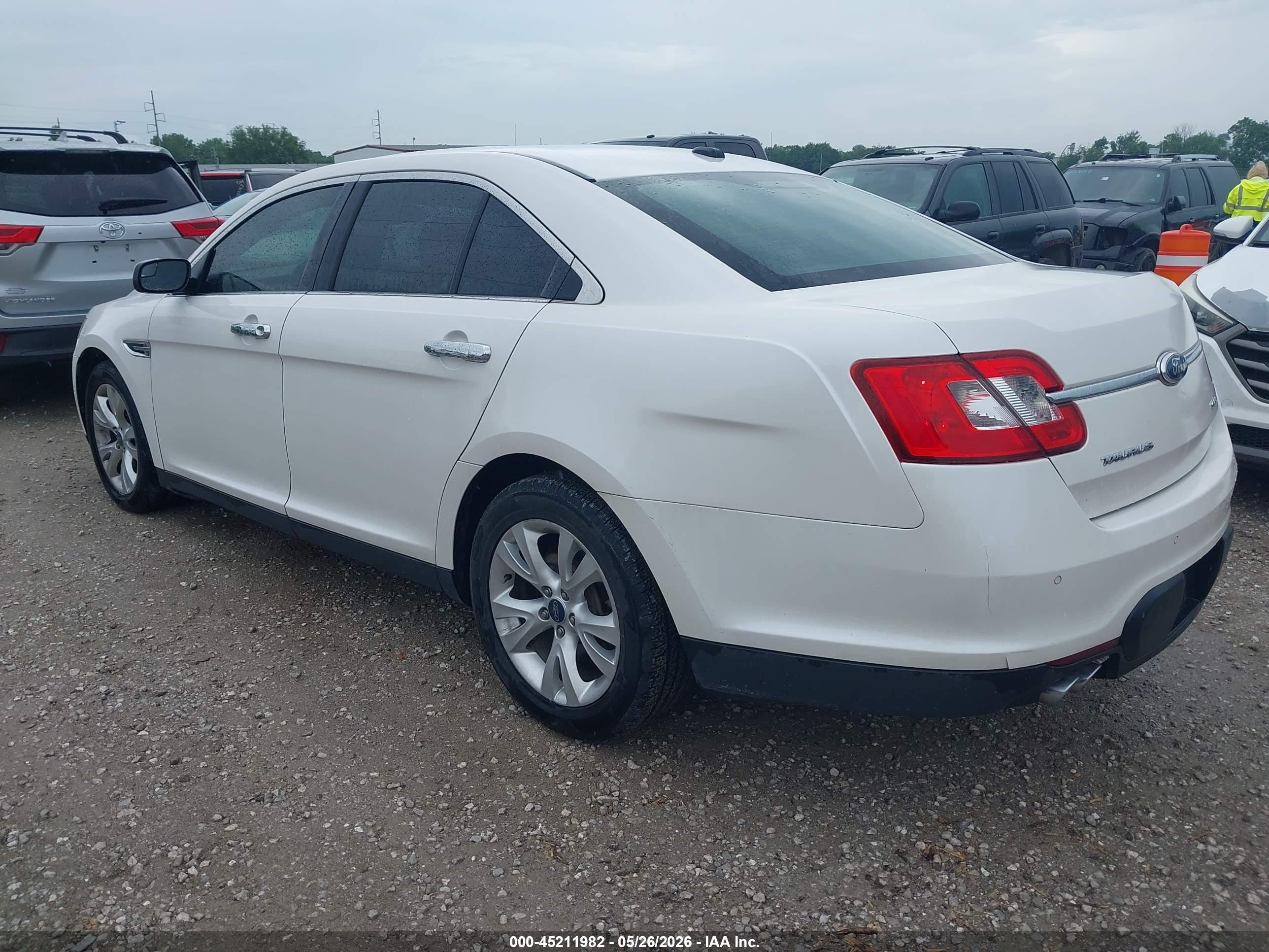 2012 Ford Taurus Sel White vin: 1FAHP2EW4CG141789