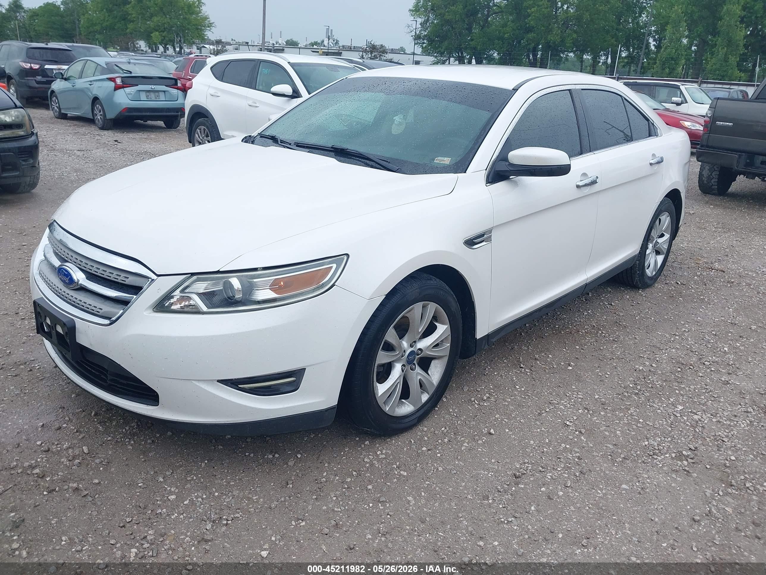 2012 Ford Taurus Sel White vin: 1FAHP2EW4CG141789