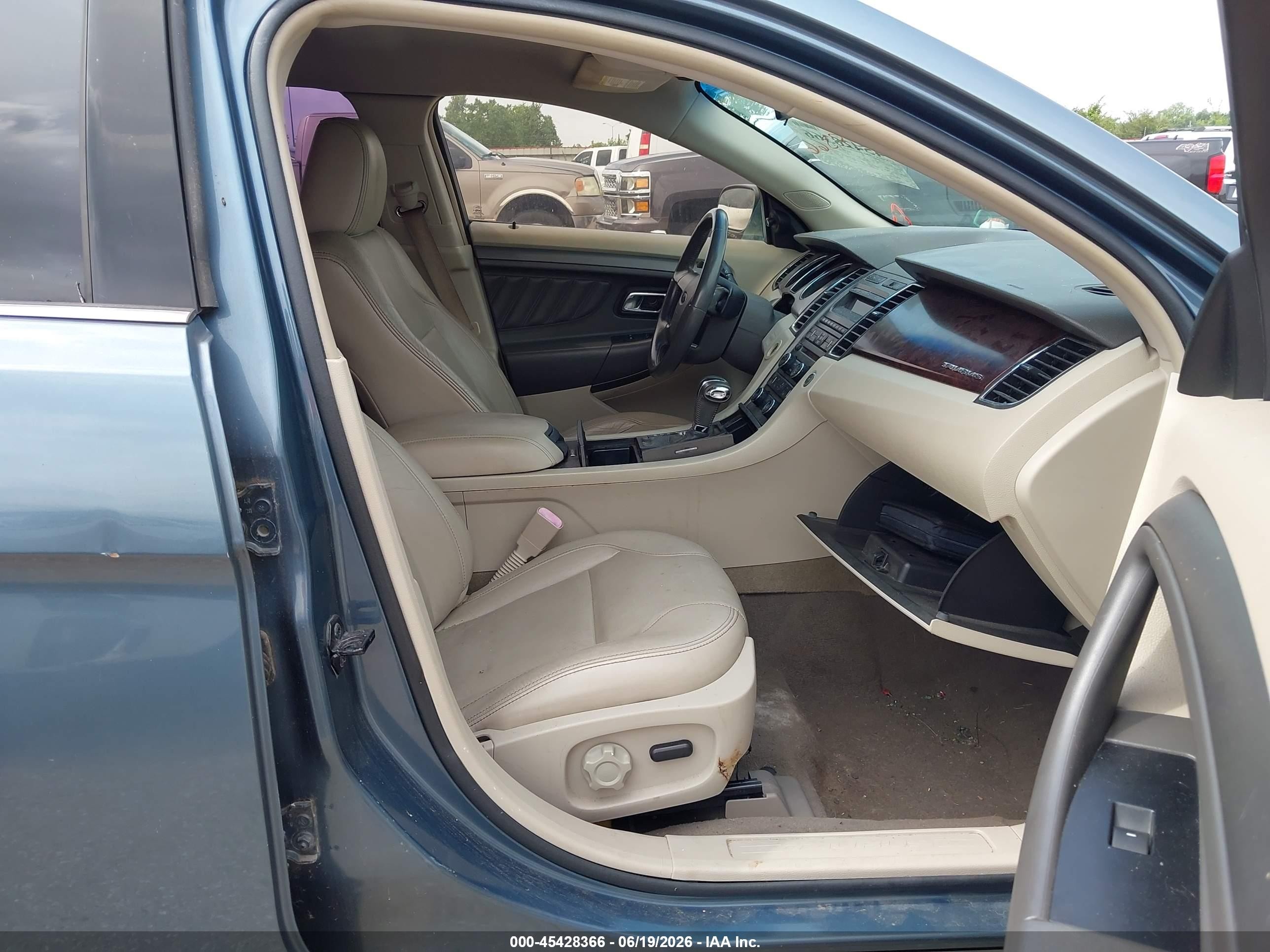 2010 Ford Taurus Sel Teal vin: 1FAHP2EW5AG158002