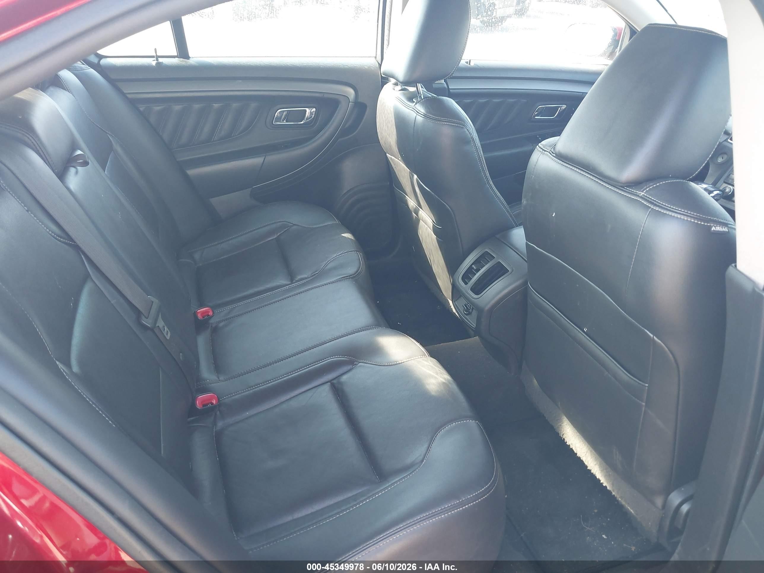 2010 Ford Taurus Sel Burgundy vin: 1FAHP2EW5AG163393