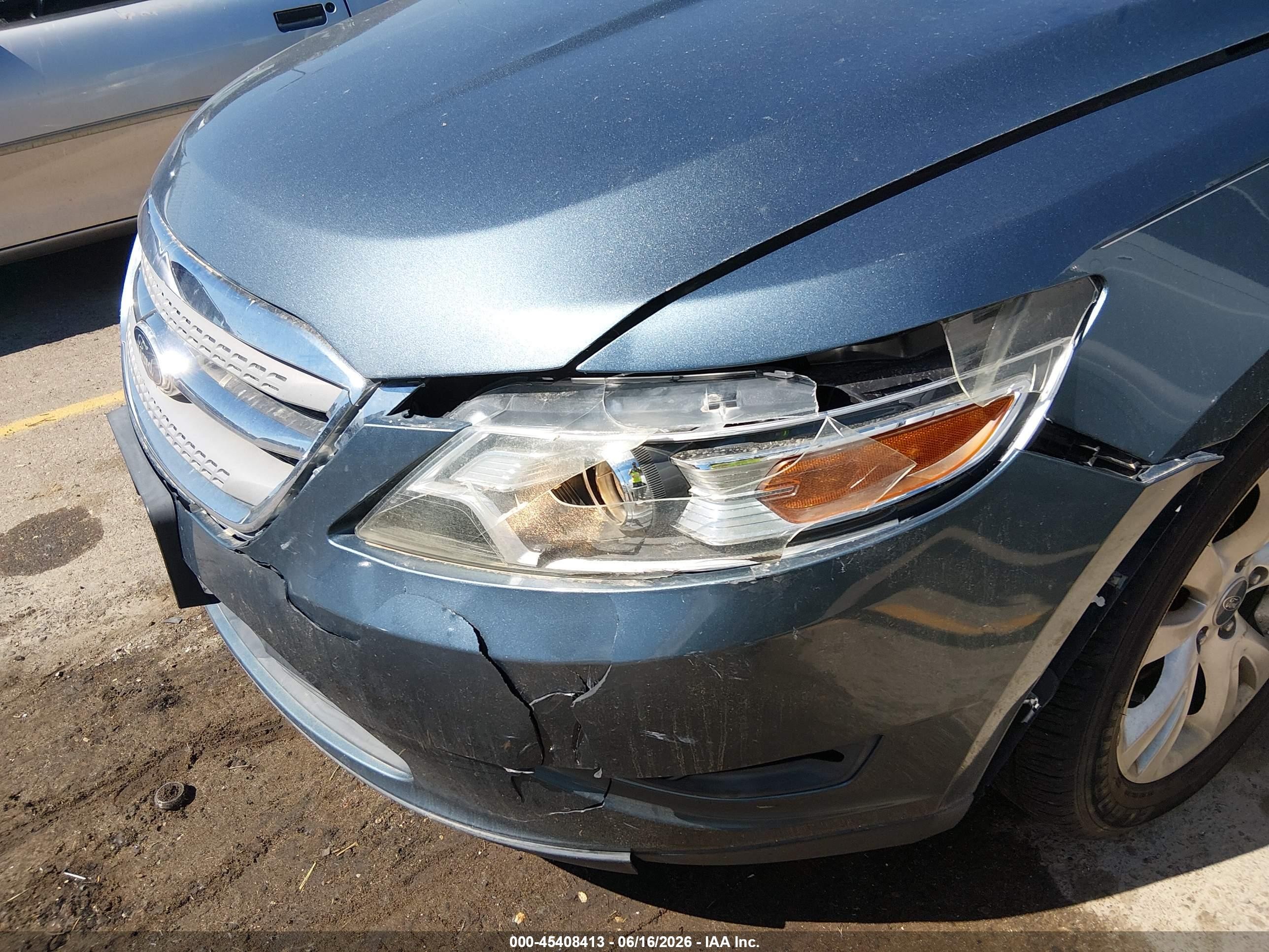 2010 Ford Taurus Sel Light Blue vin: 1FAHP2EW5AG165368