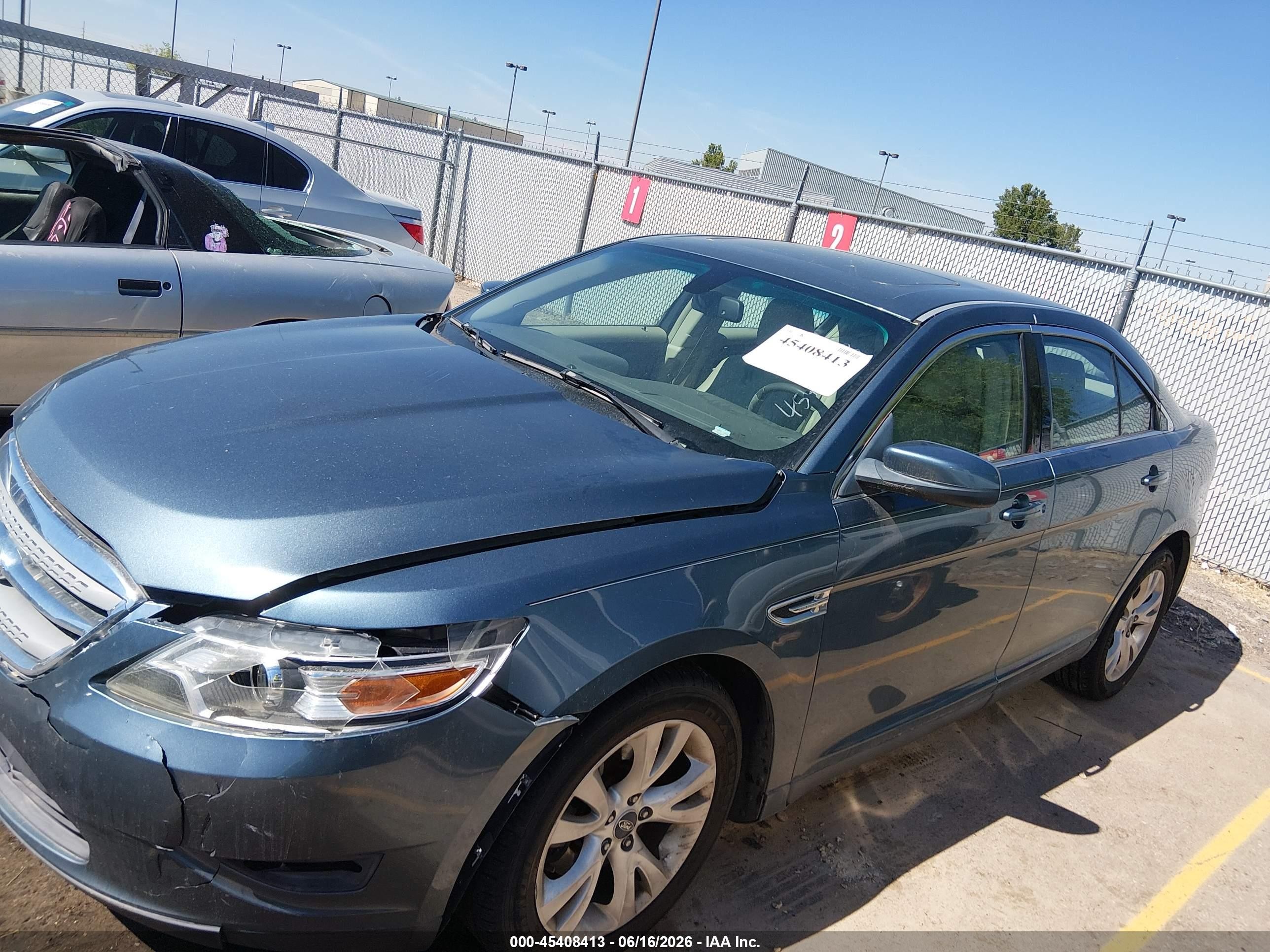 2010 Ford Taurus Sel Light Blue vin: 1FAHP2EW5AG165368