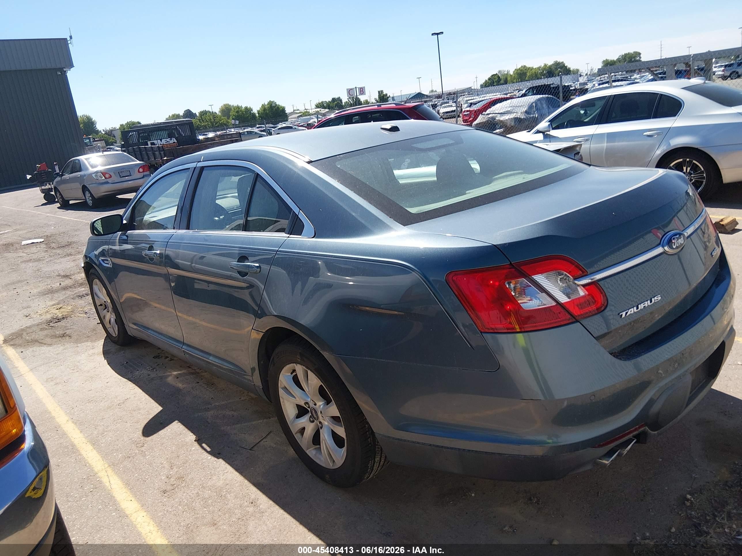 2010 Ford Taurus Sel Light Blue vin: 1FAHP2EW5AG165368