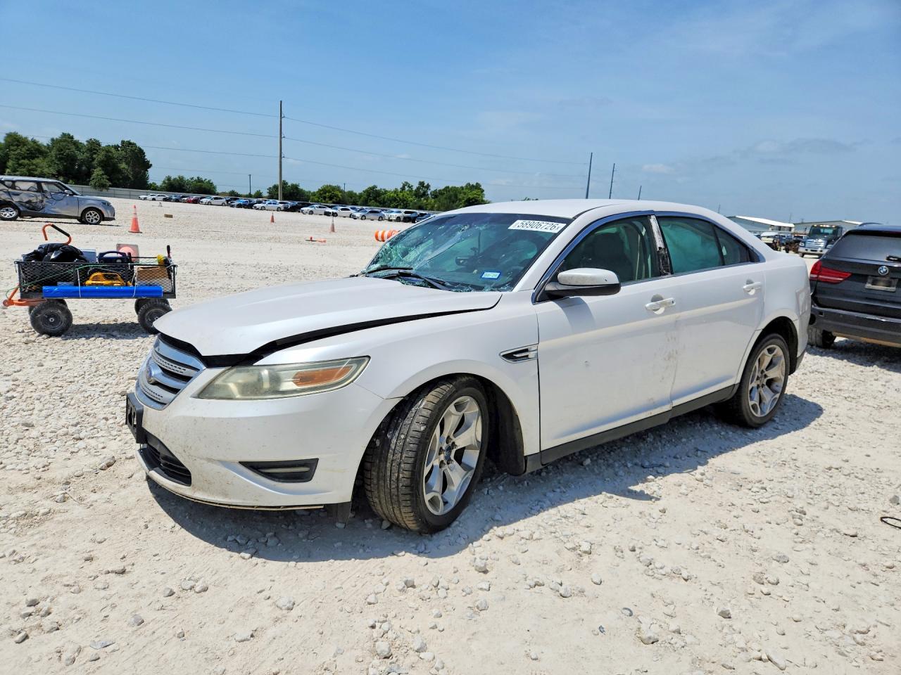 2011 Ford Taurus Sel White vin: 1FAHP2EW5BG155313