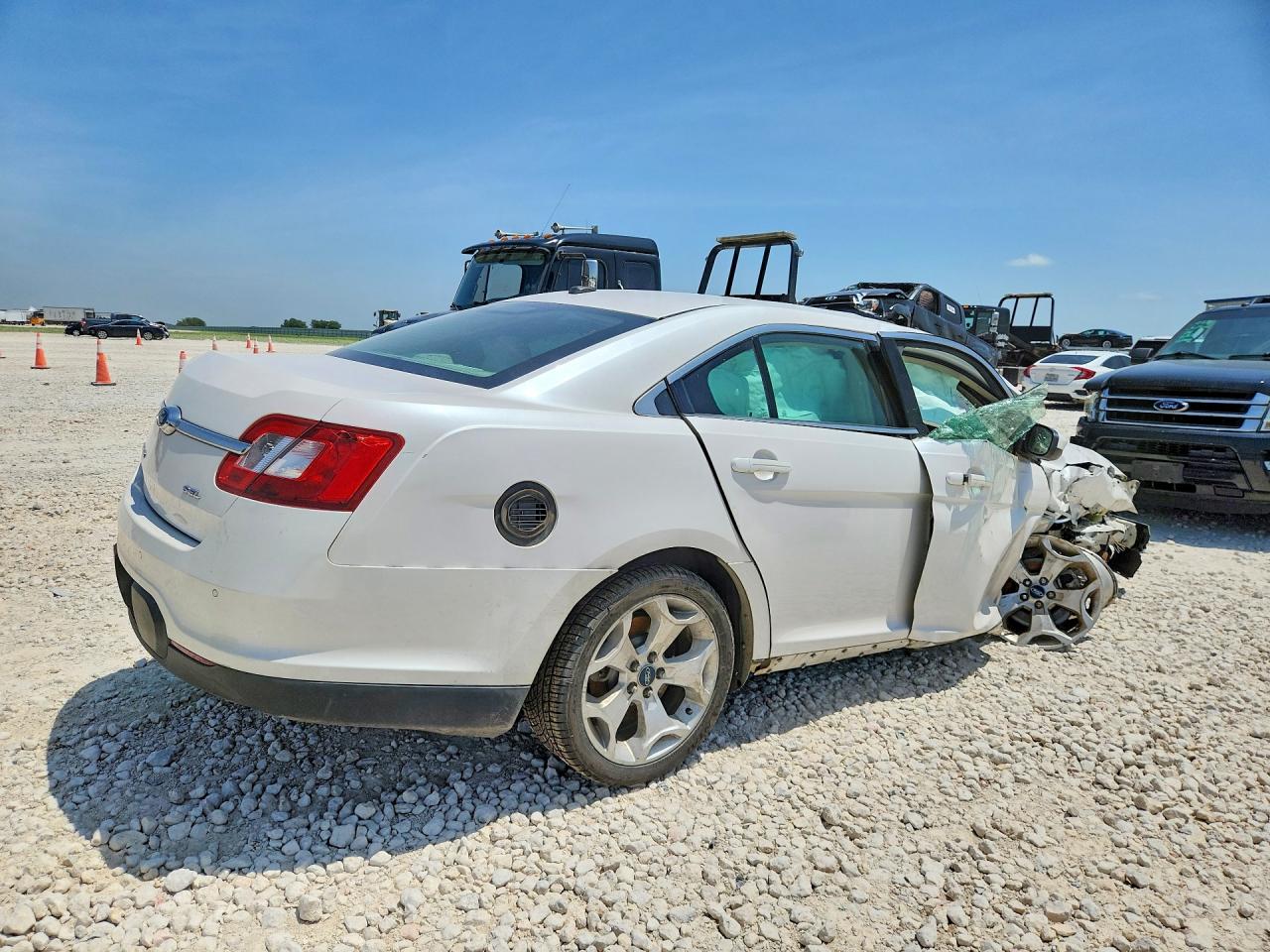 2011 Ford Taurus Sel White vin: 1FAHP2EW5BG155313