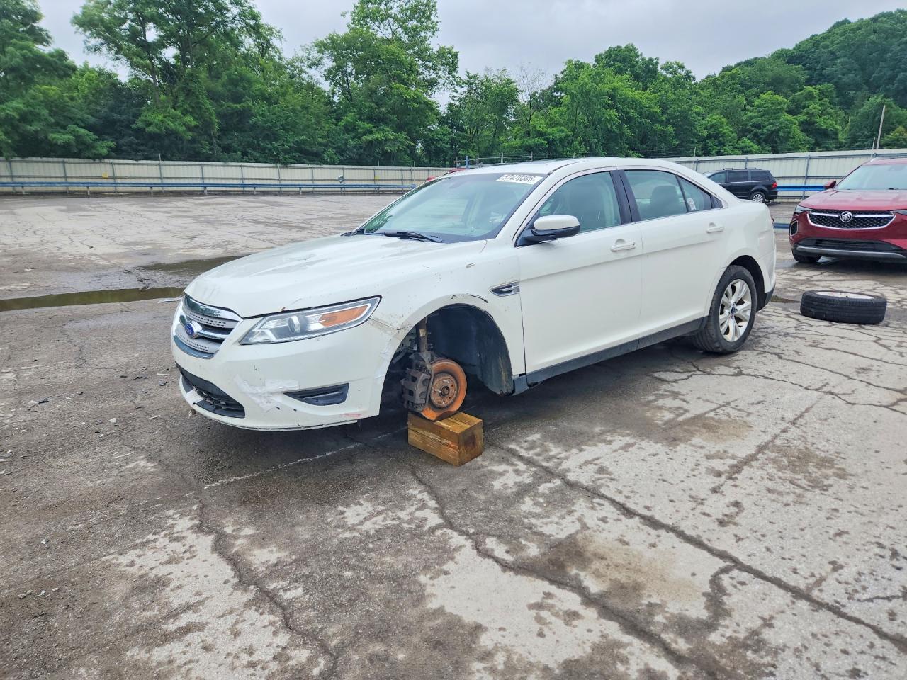 2012 Ford Taurus Sel White vin: 1FAHP2EW5CG110616