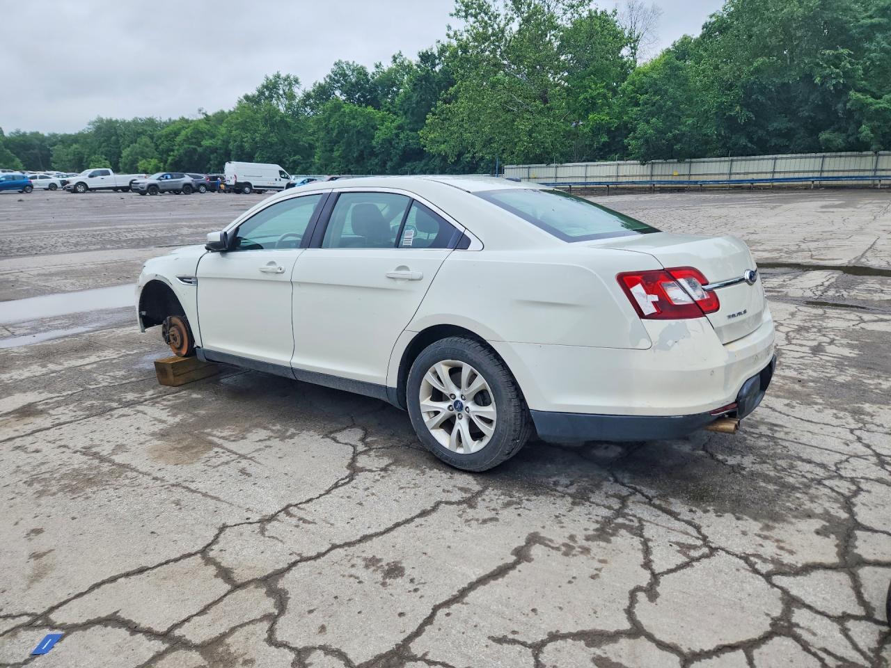 2012 Ford Taurus Sel White vin: 1FAHP2EW5CG110616